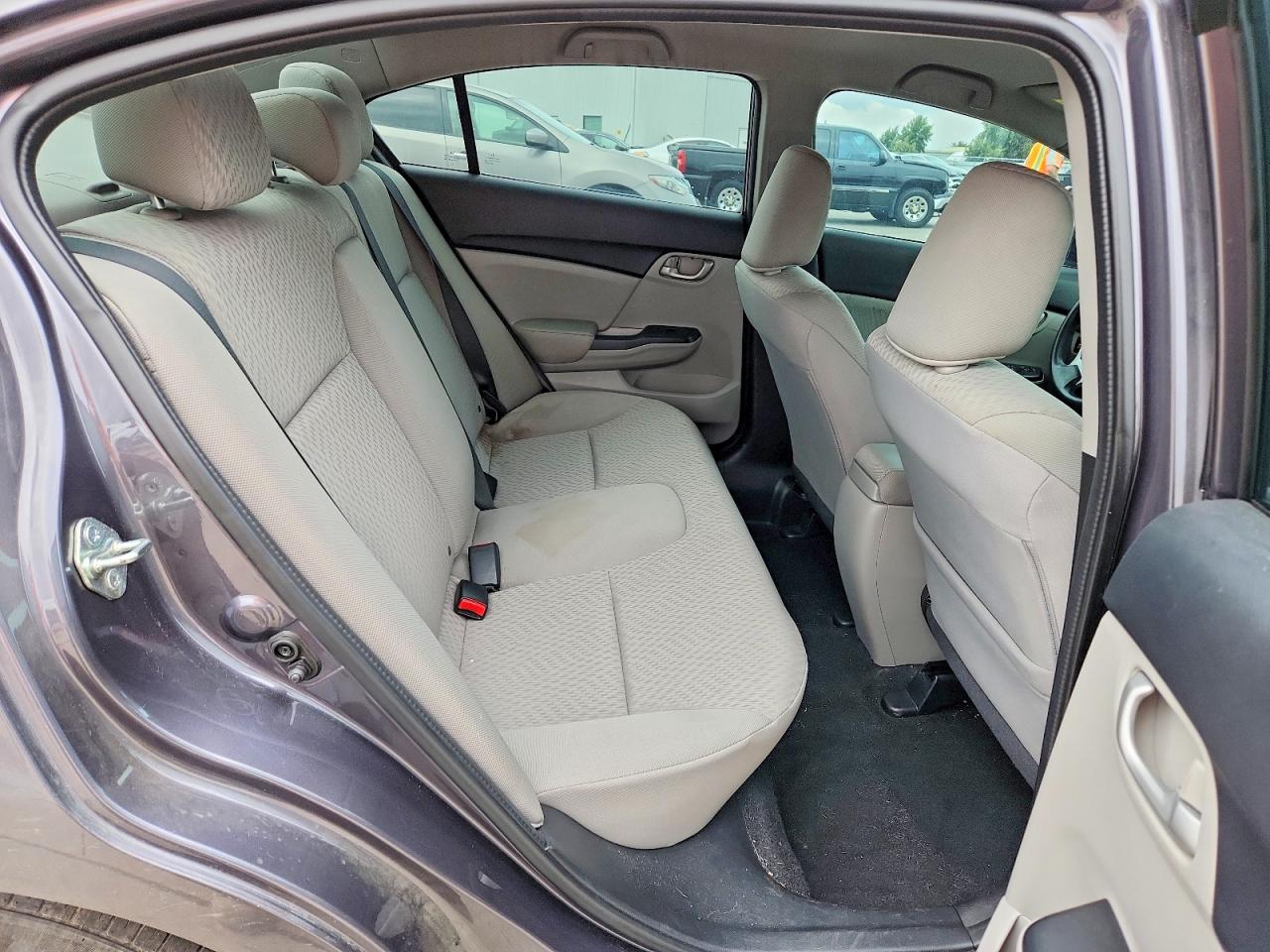 2014 Honda Civic Lx Gray vin: 19XFB2F53EE230407
