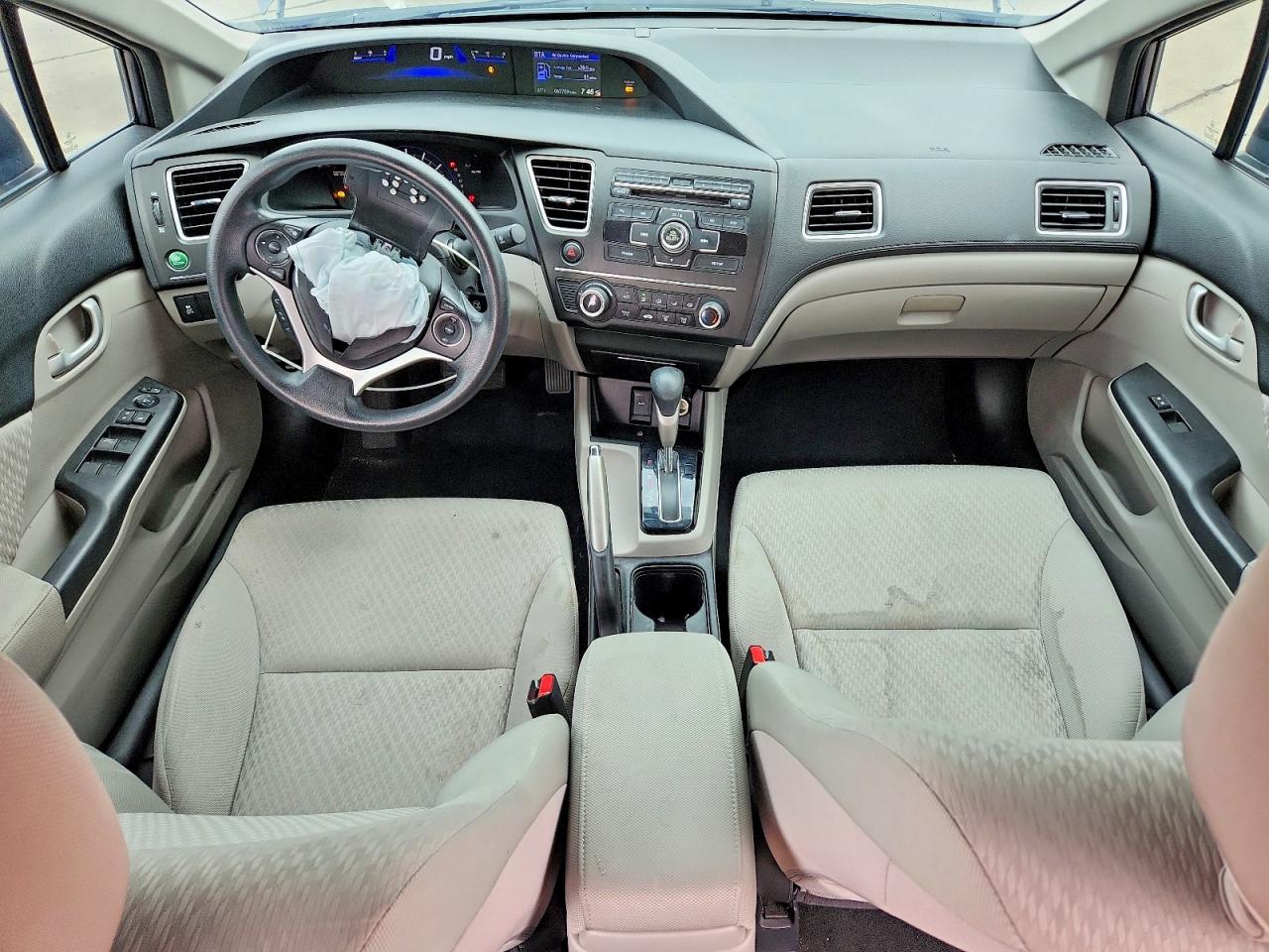 2014 Honda Civic Lx Gray vin: 19XFB2F53EE230407