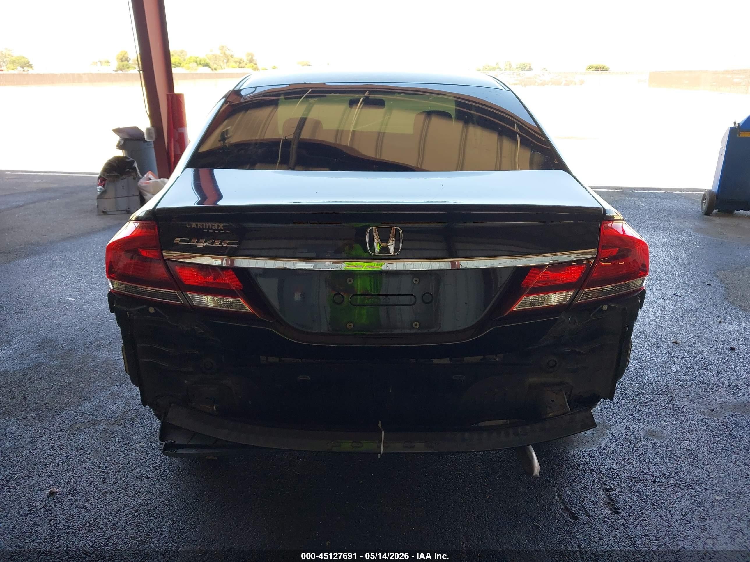 2014 Honda Civic Lx Black vin: 19XFB2F53EE235459