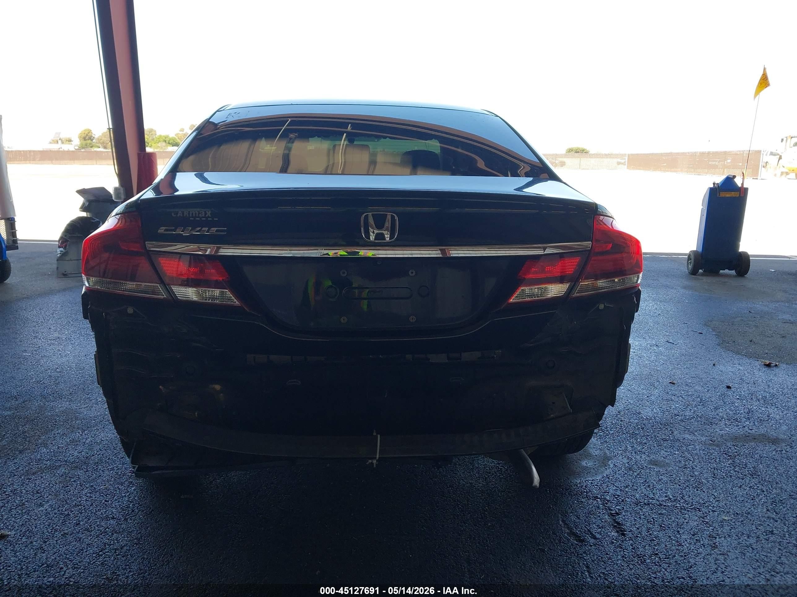 2014 Honda Civic Lx Black vin: 19XFB2F53EE235459