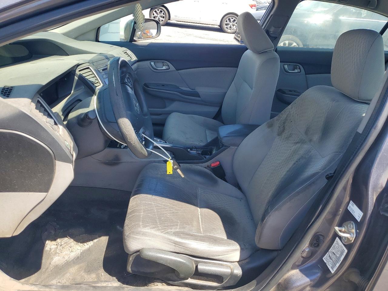 2014 Honda Civic Lx Gray vin: 19XFB2F53EE240533