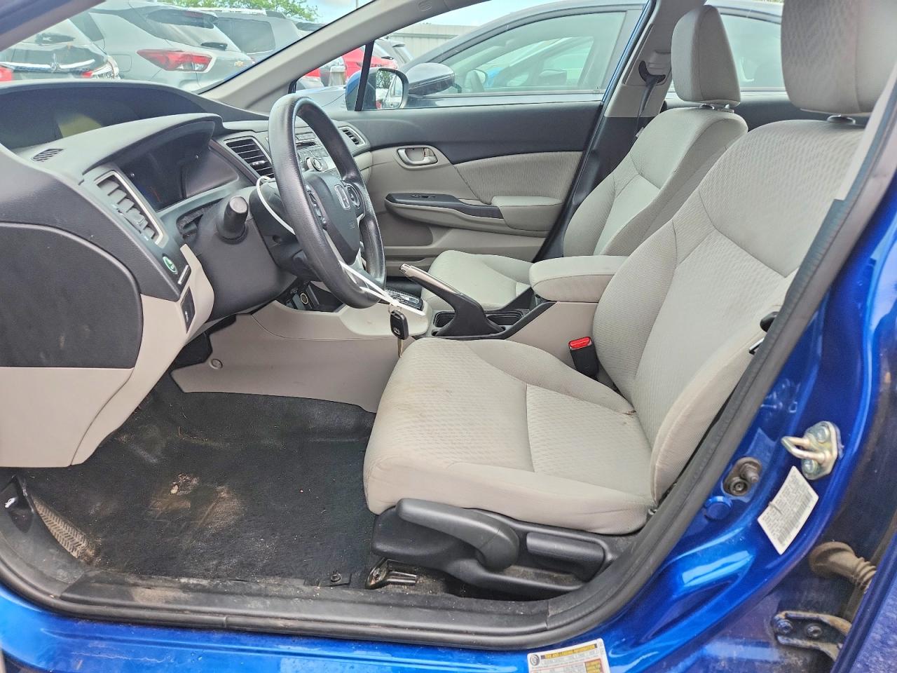 2014 Honda Civic Lx Blue vin: 19XFB2F53EE247143