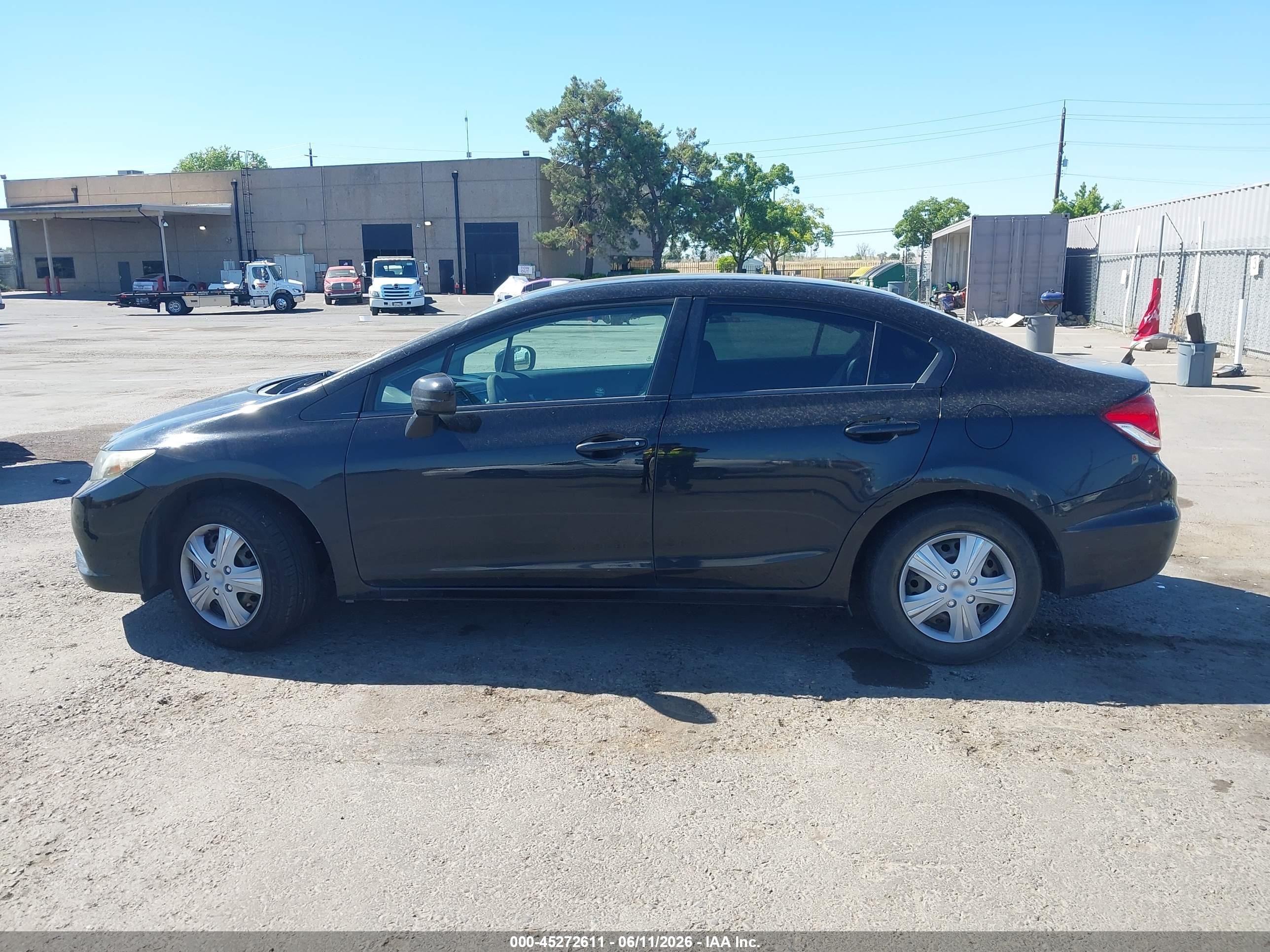 2014 Honda Civic Lx Black vin: 19XFB2F53EE250432