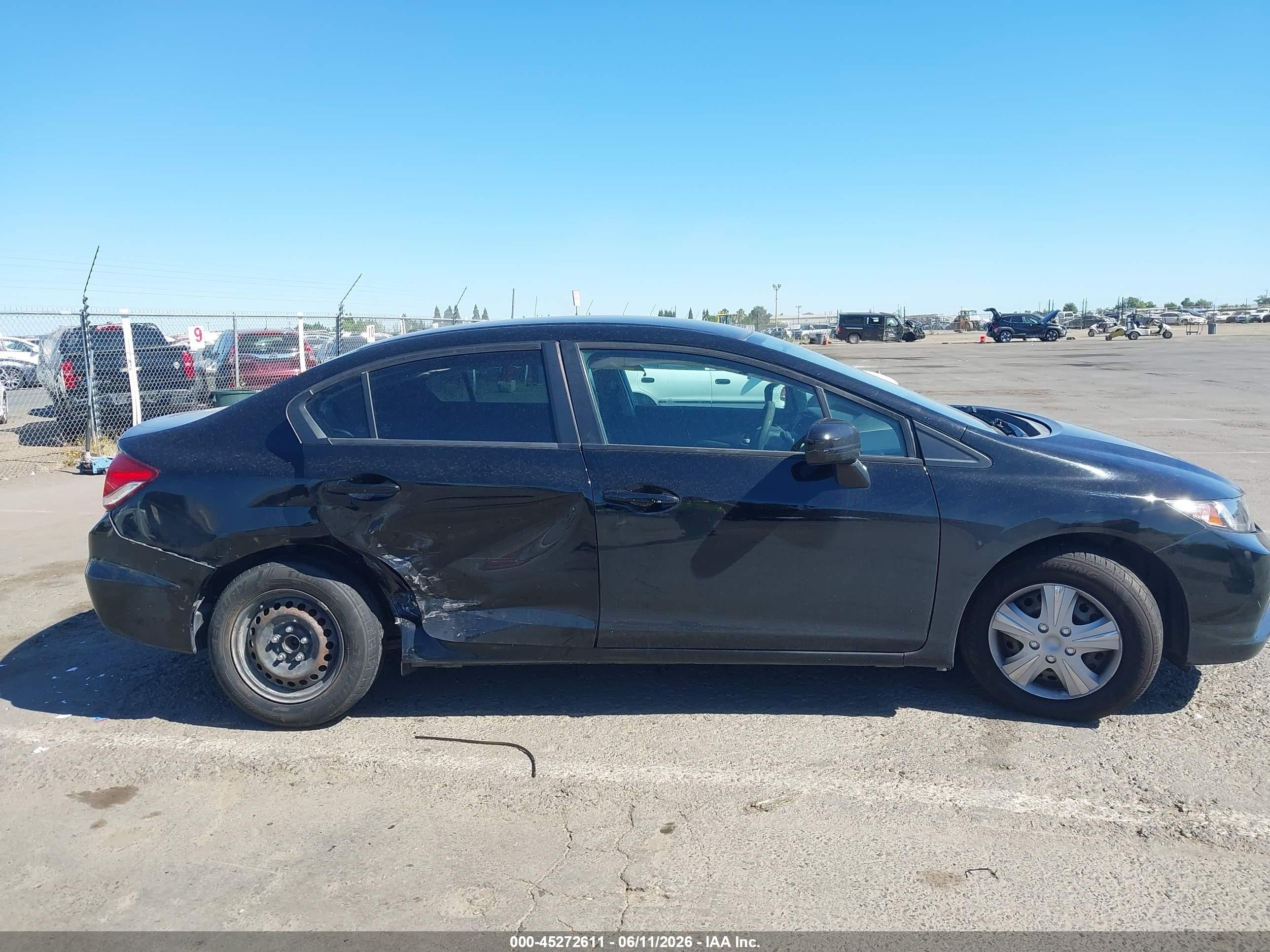 2014 Honda Civic Lx Black vin: 19XFB2F53EE250432