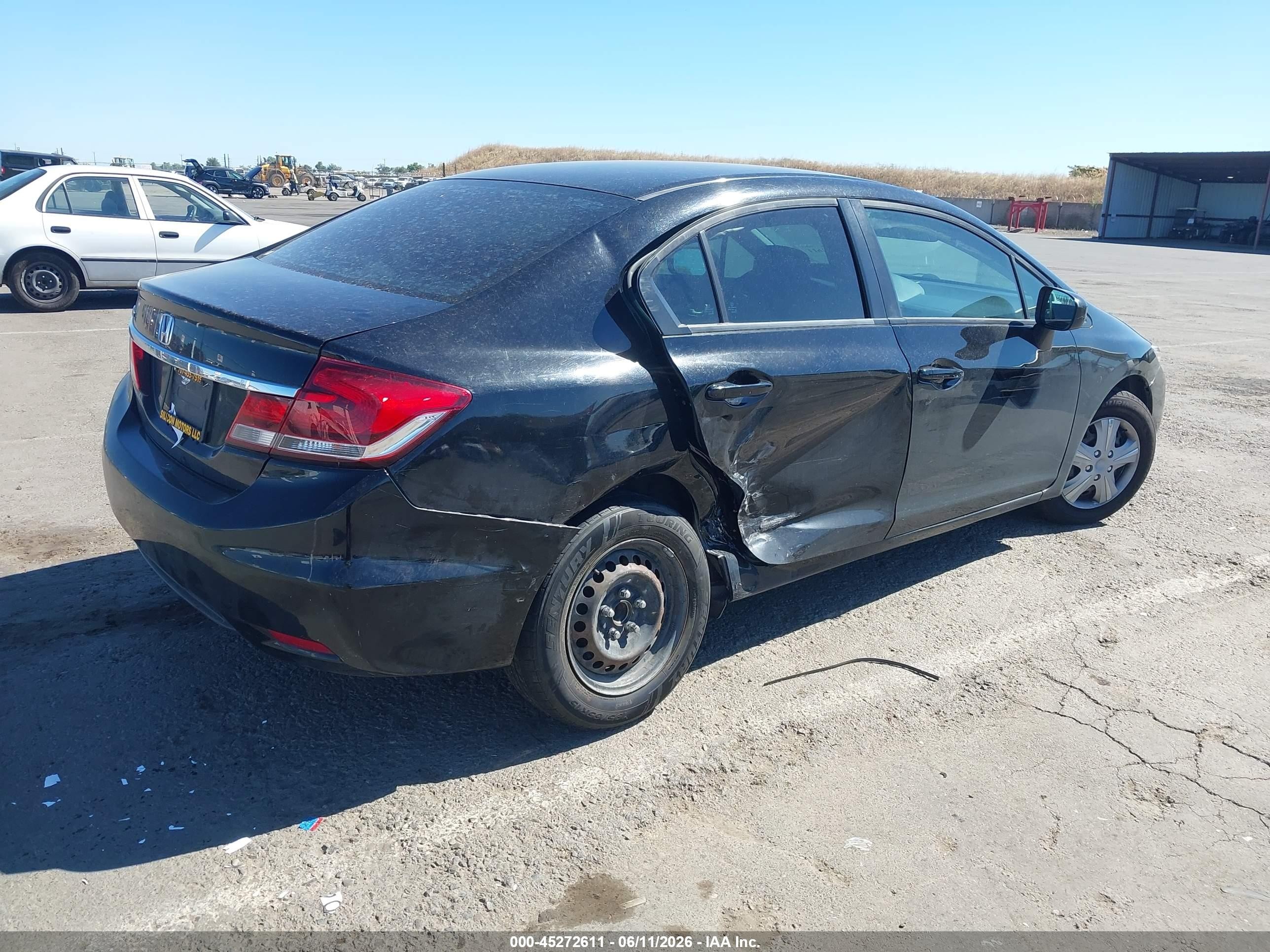 2014 Honda Civic Lx Black vin: 19XFB2F53EE250432