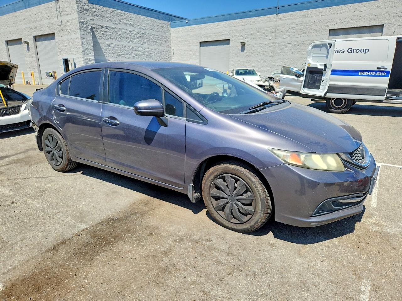 2014 Honda Civic Lx Charcoal vin: 19XFB2F53EE256604