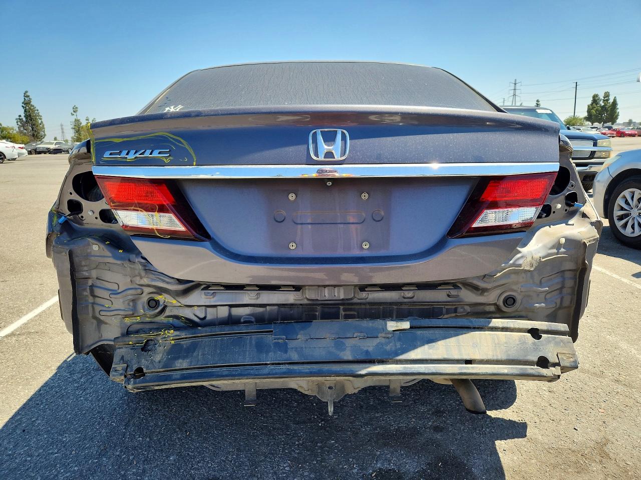 2014 Honda Civic Lx Charcoal vin: 19XFB2F53EE256604