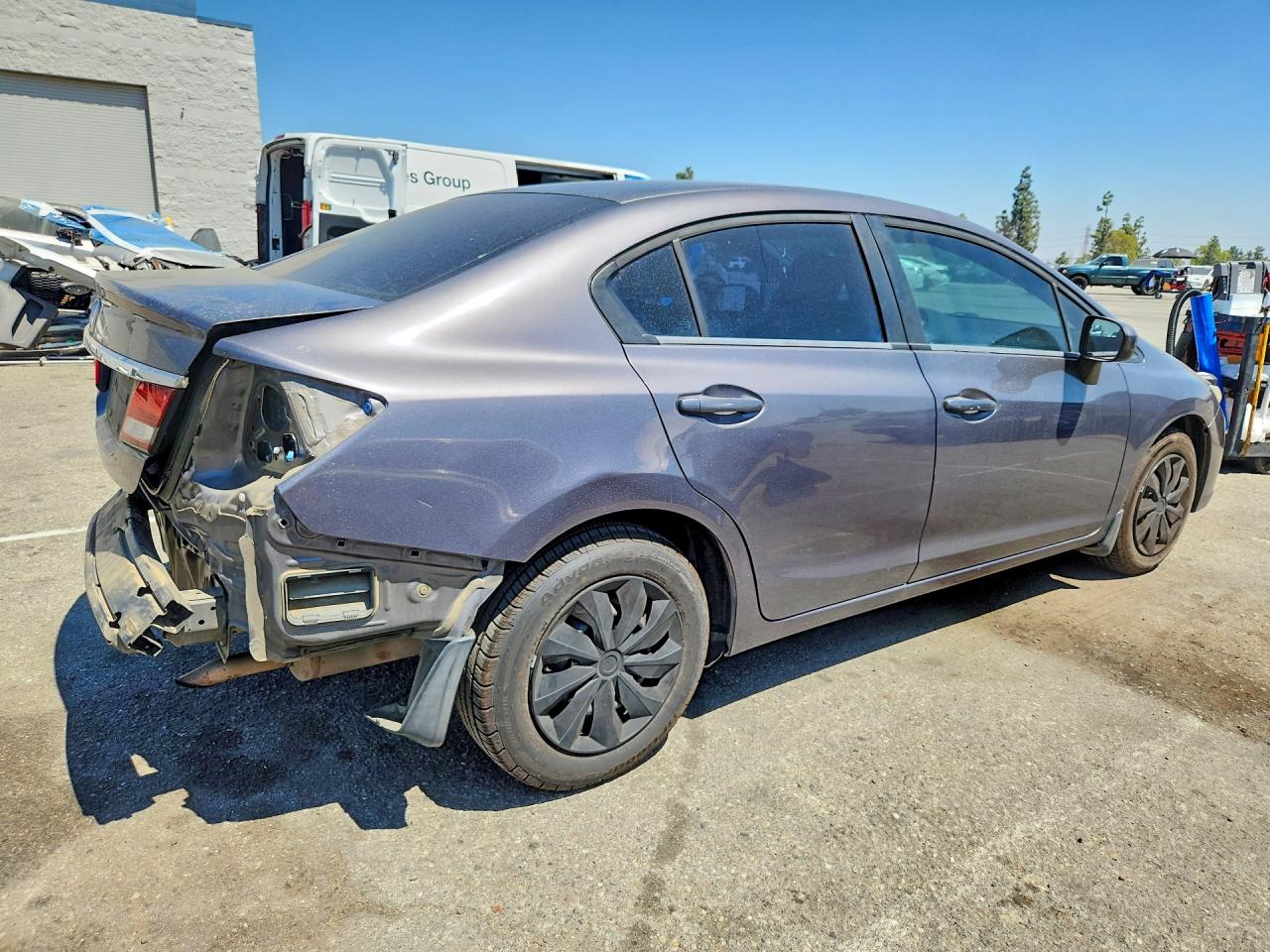 2014 Honda Civic Lx Charcoal vin: 19XFB2F53EE256604