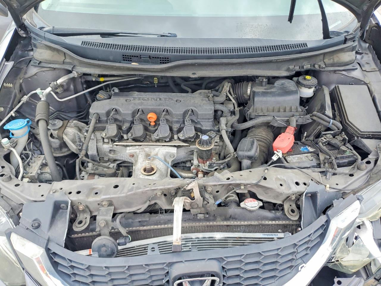 2014 Honda Civic Lx Gray vin: 19XFB2F53EE259440