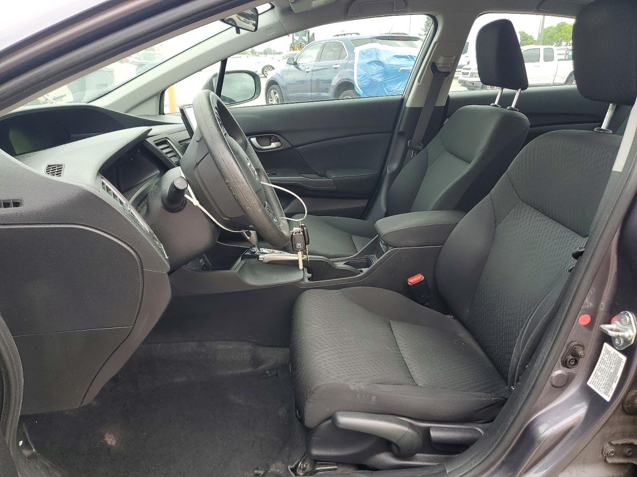 2014 Honda Civic Lx Gray vin: 19XFB2F53EE259440