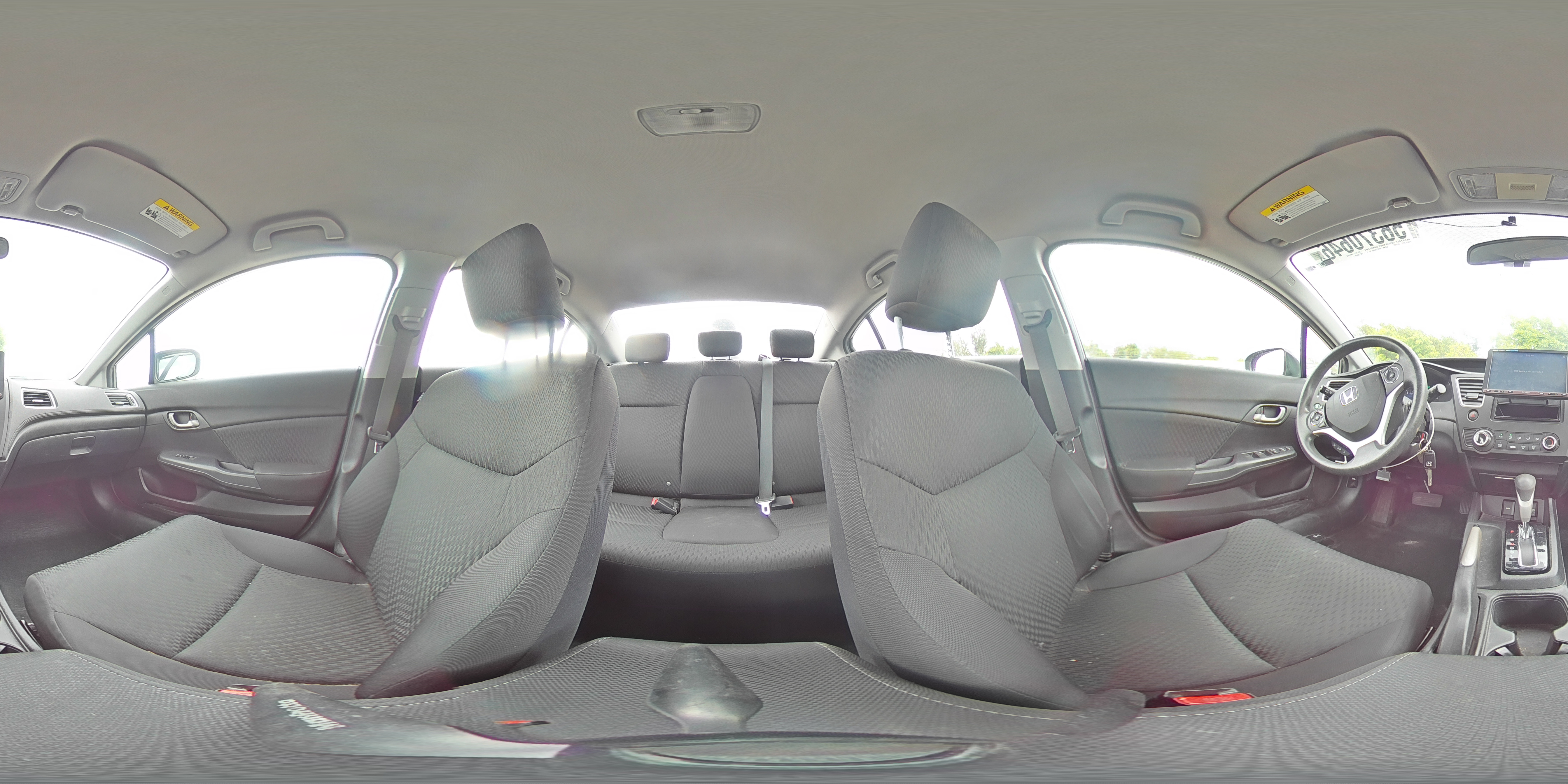 2014 Honda Civic Lx Gray vin: 19XFB2F53EE259440