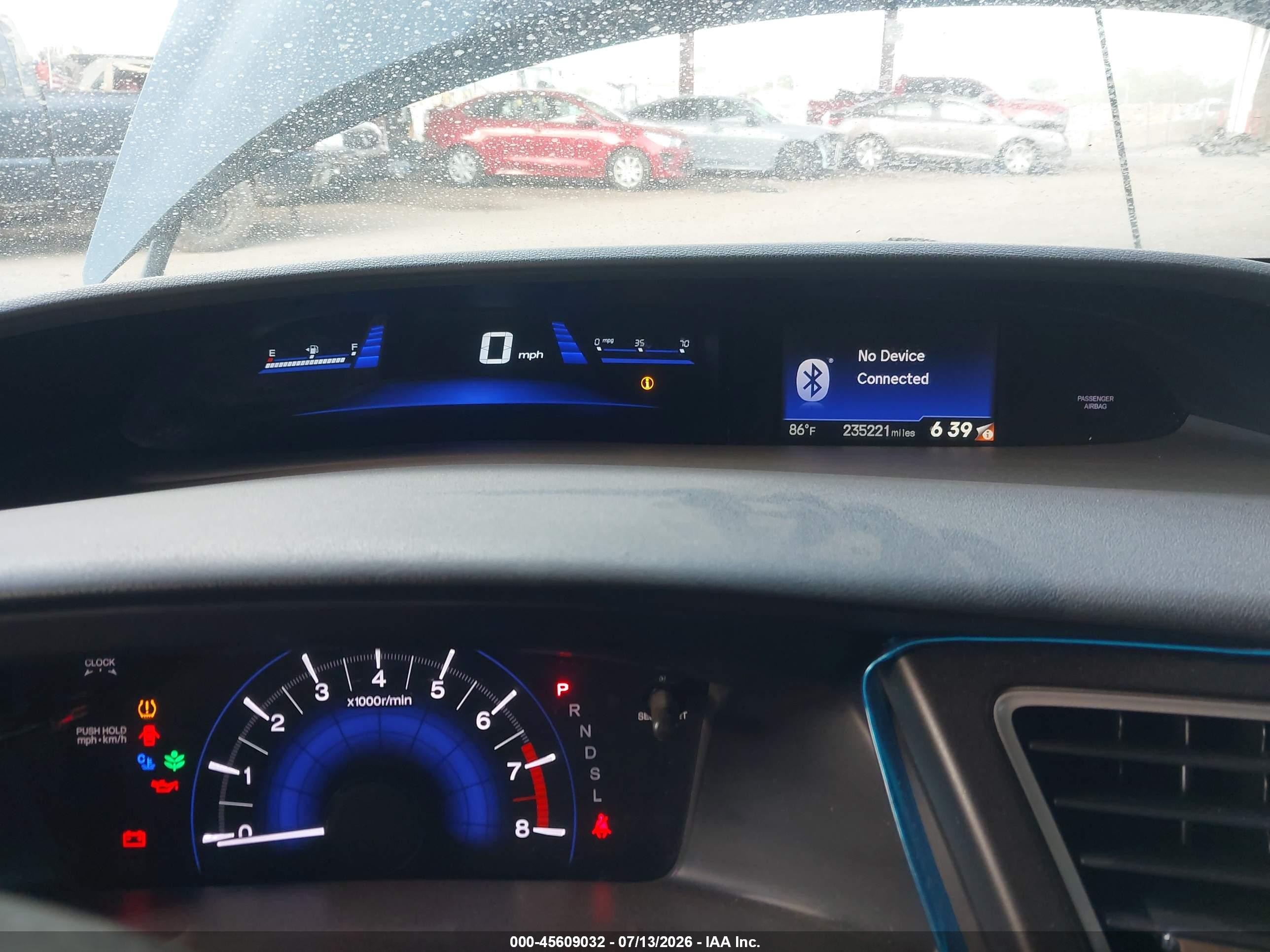 2014 Honda Civic Lx Синий vin: 19XFB2F53EE267098