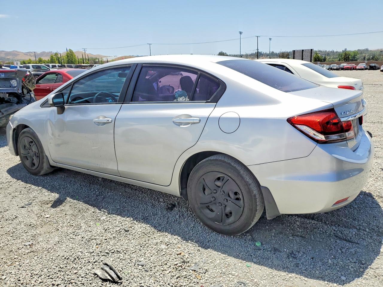 2014 Honda Civic Lx Silver vin: 19XFB2F53EE268302