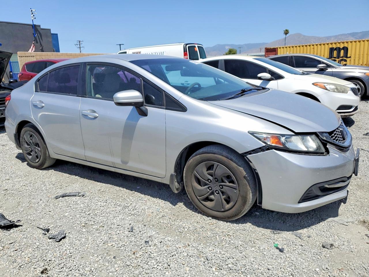 2014 Honda Civic Lx Silver vin: 19XFB2F53EE268302