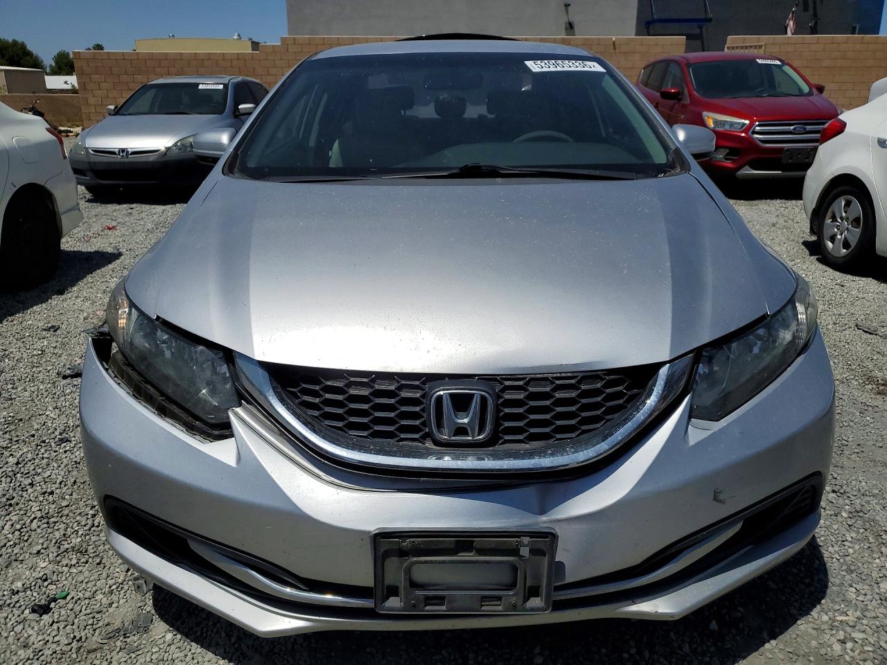 2014 Honda Civic Lx Silver vin: 19XFB2F53EE268302