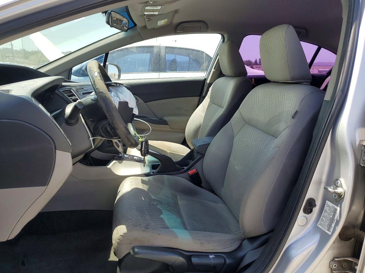 2014 Honda Civic Lx Silver vin: 19XFB2F53EE268302