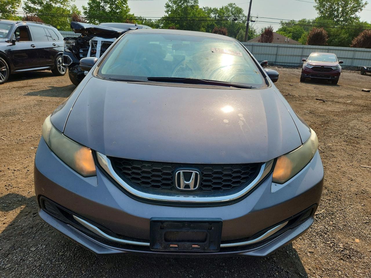 2014 Honda Civic Lx Gray vin: 19XFB2F53EE270499