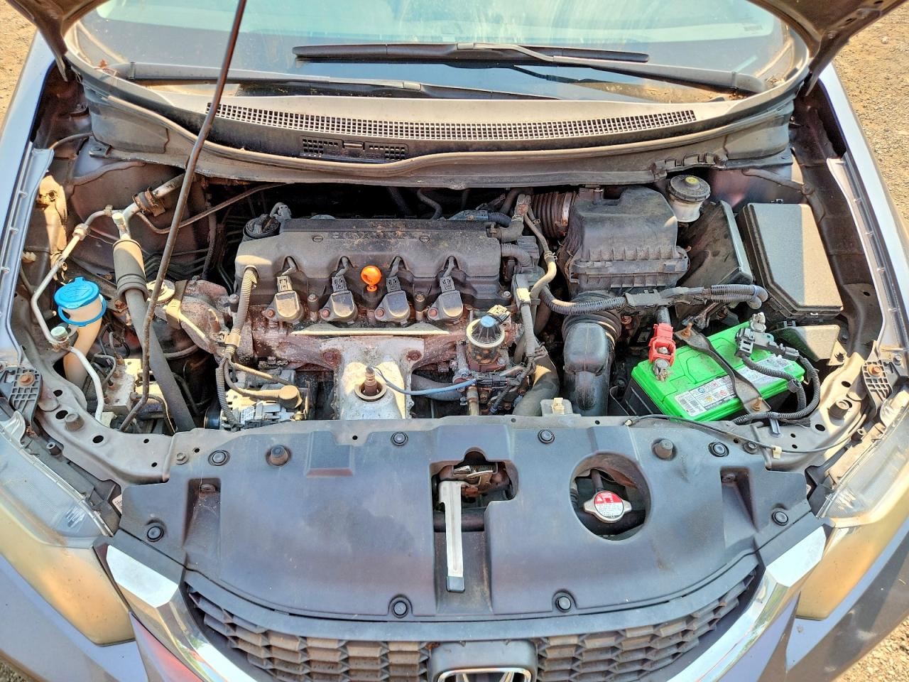 2014 Honda Civic Lx Gray vin: 19XFB2F53EE270499