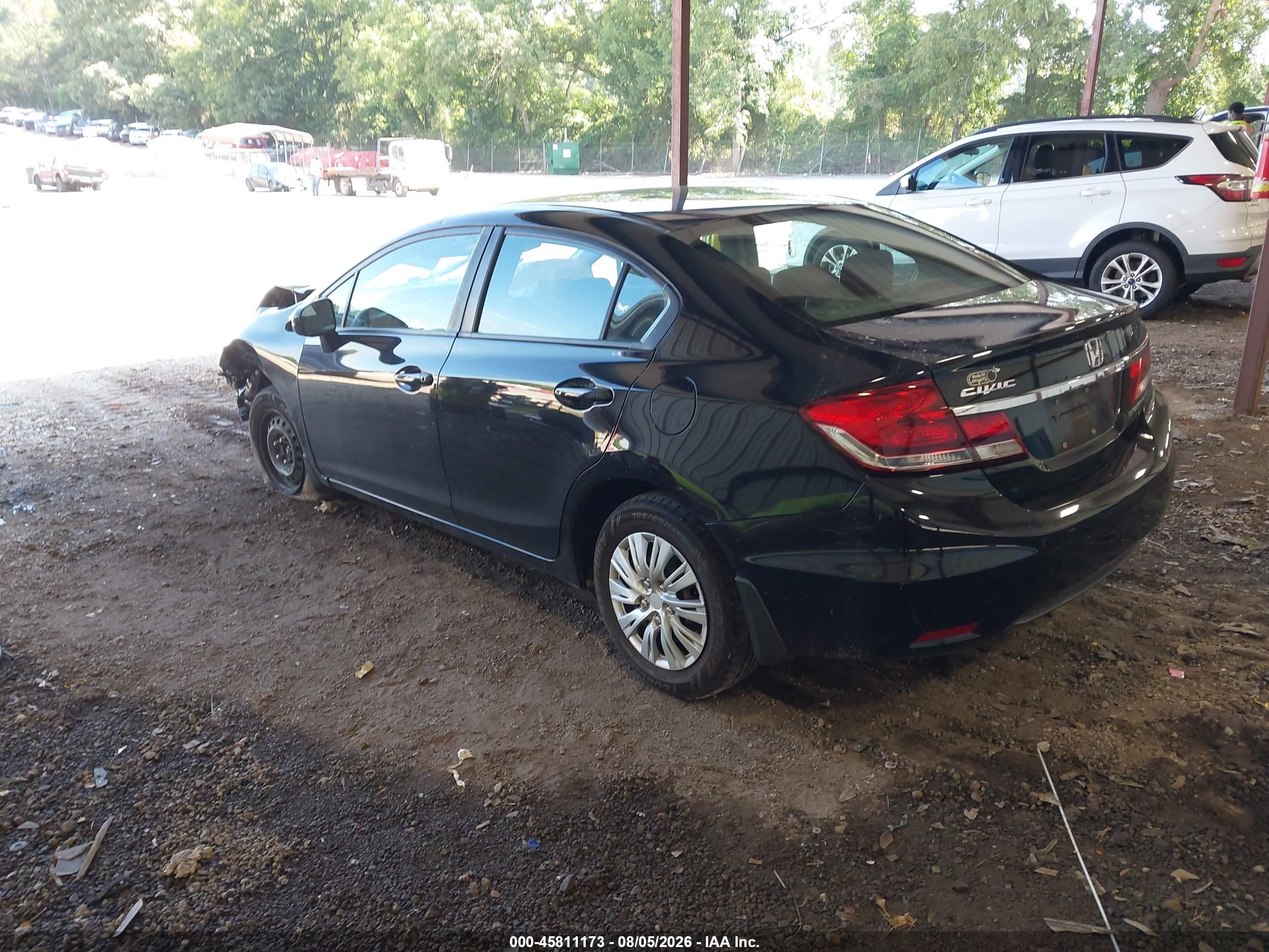 2015 Honda Civic Lx Black vin: 19XFB2F53FE004529