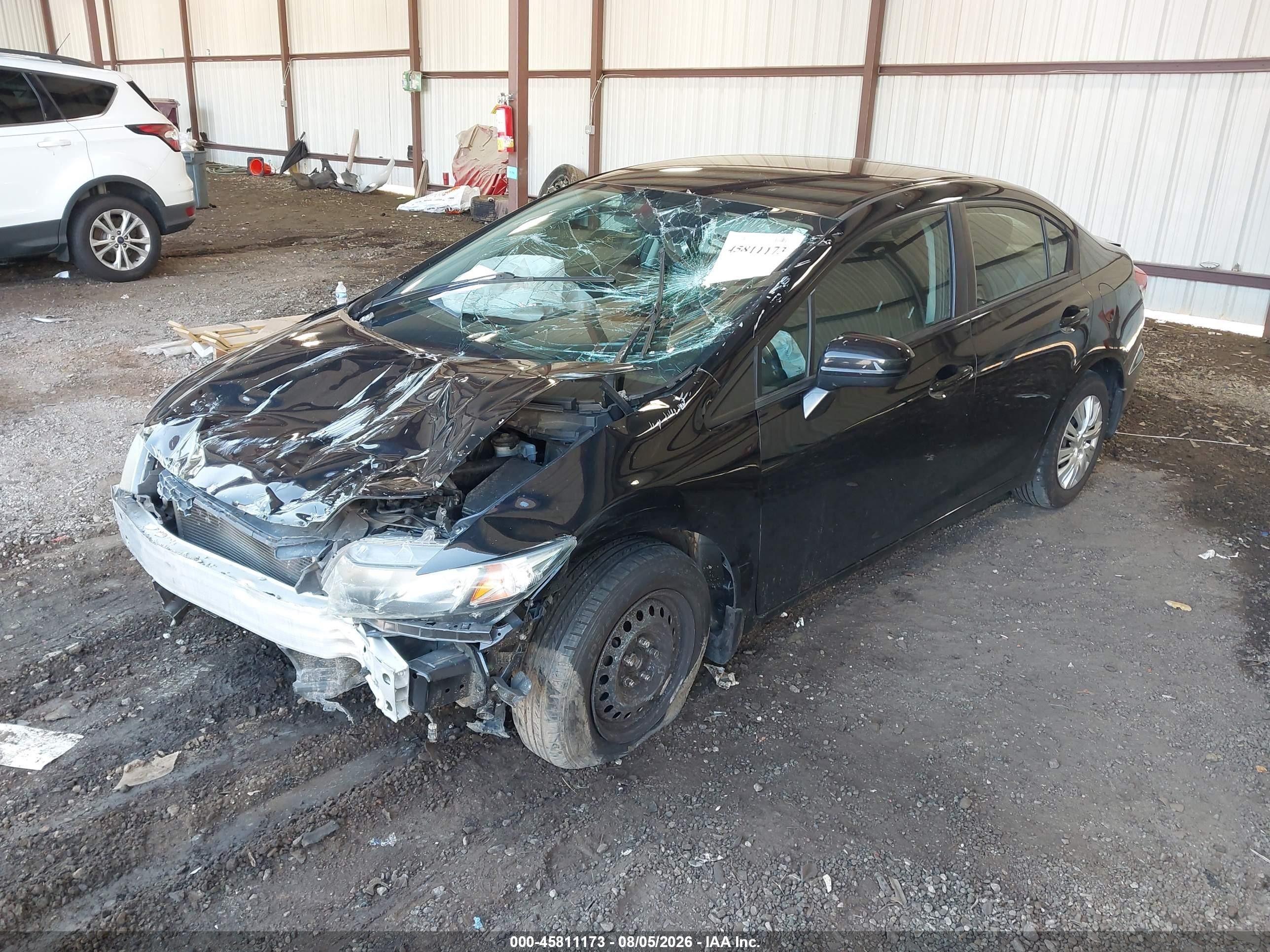 2015 Honda Civic Lx Black vin: 19XFB2F53FE004529