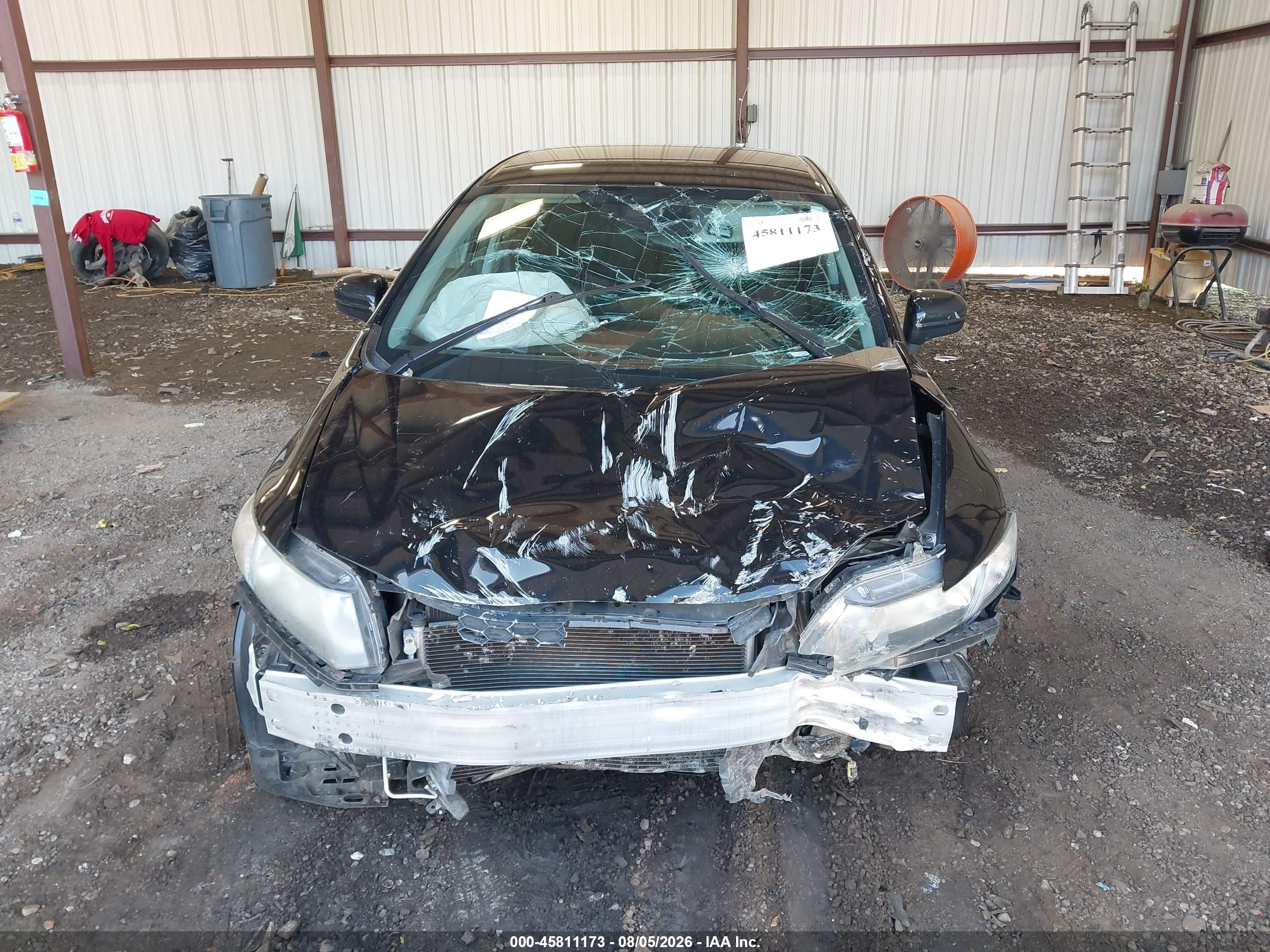 2015 Honda Civic Lx Black vin: 19XFB2F53FE004529