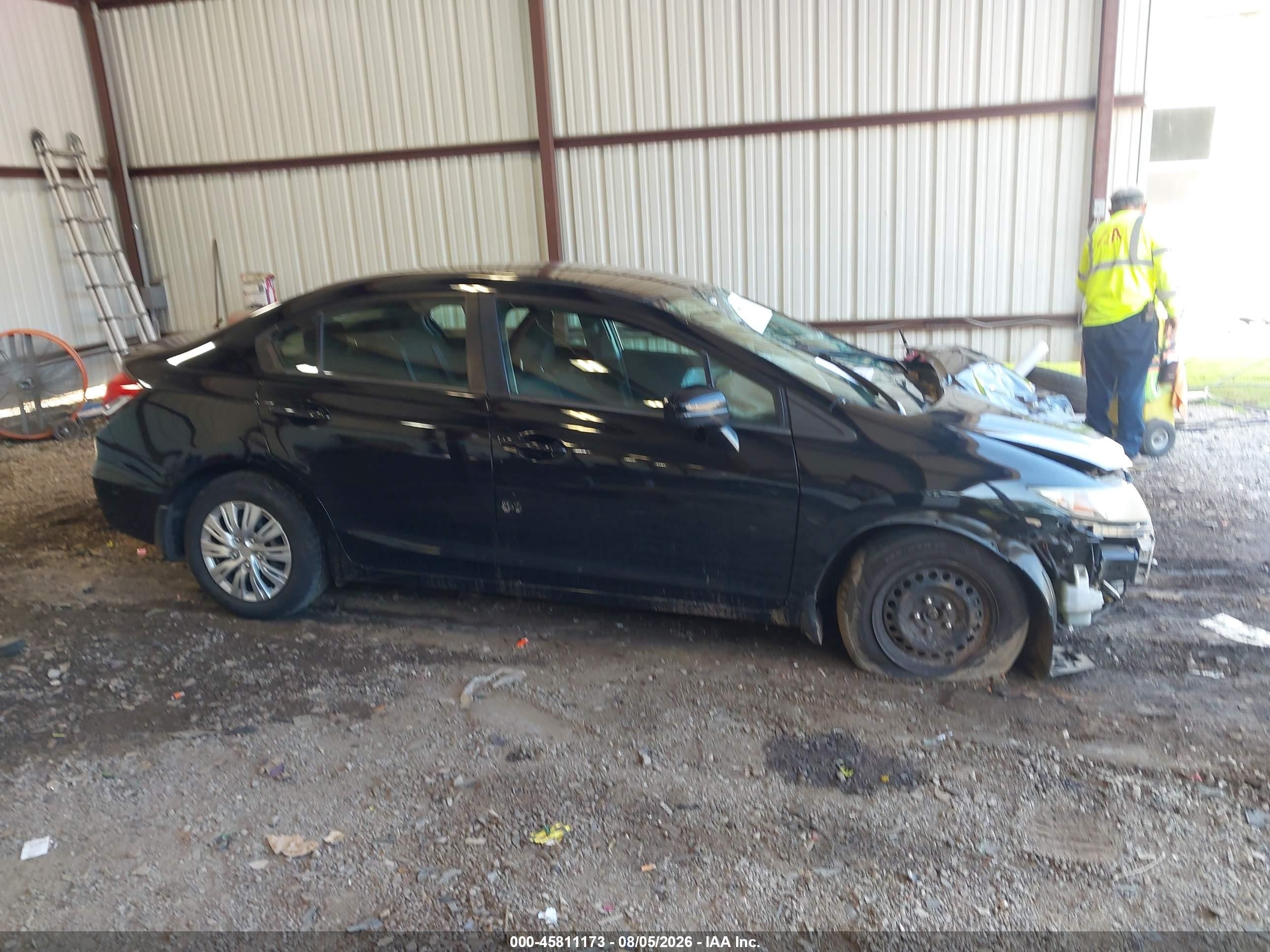 2015 Honda Civic Lx Black vin: 19XFB2F53FE004529
