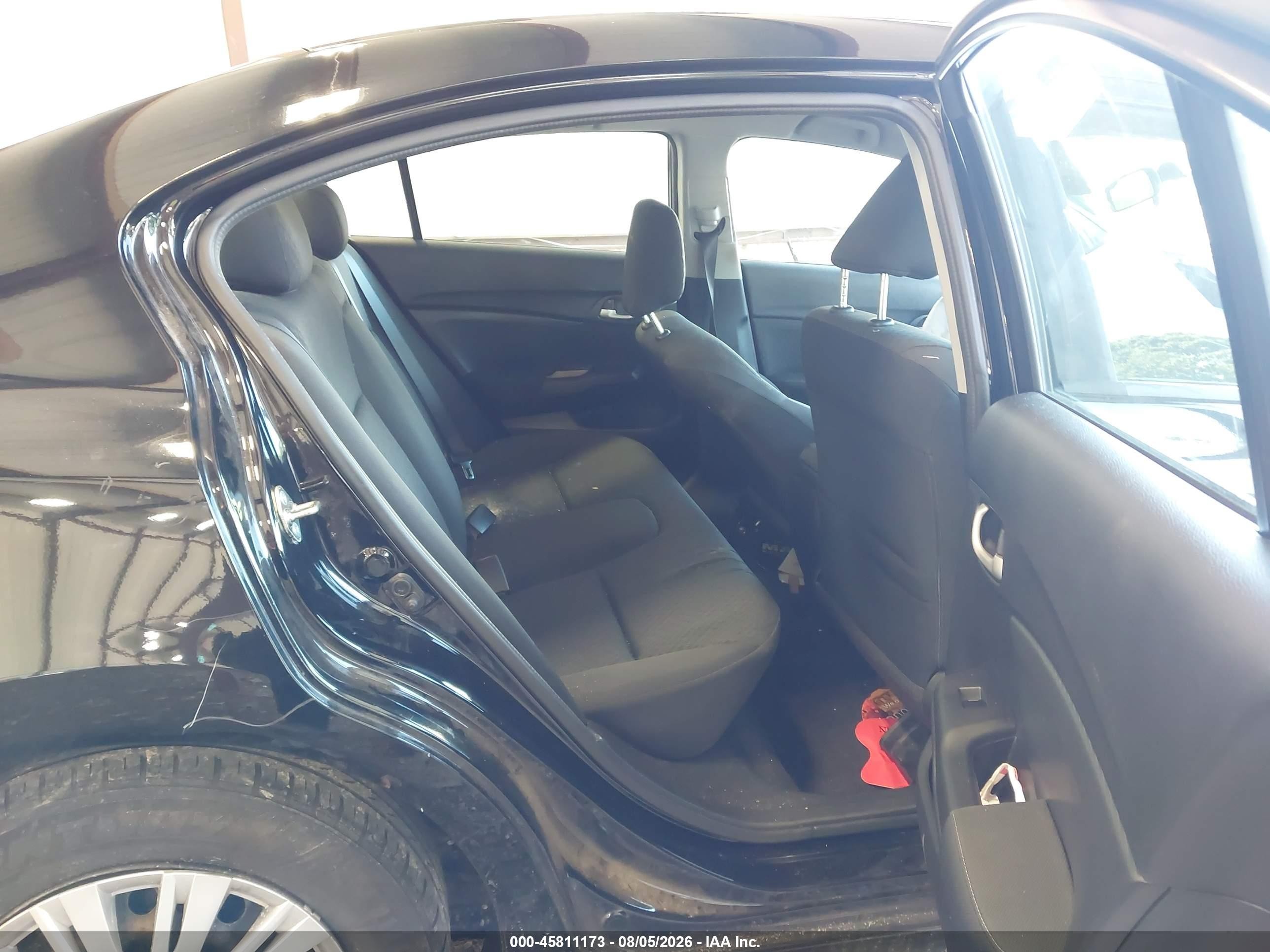 2015 Honda Civic Lx Black vin: 19XFB2F53FE004529