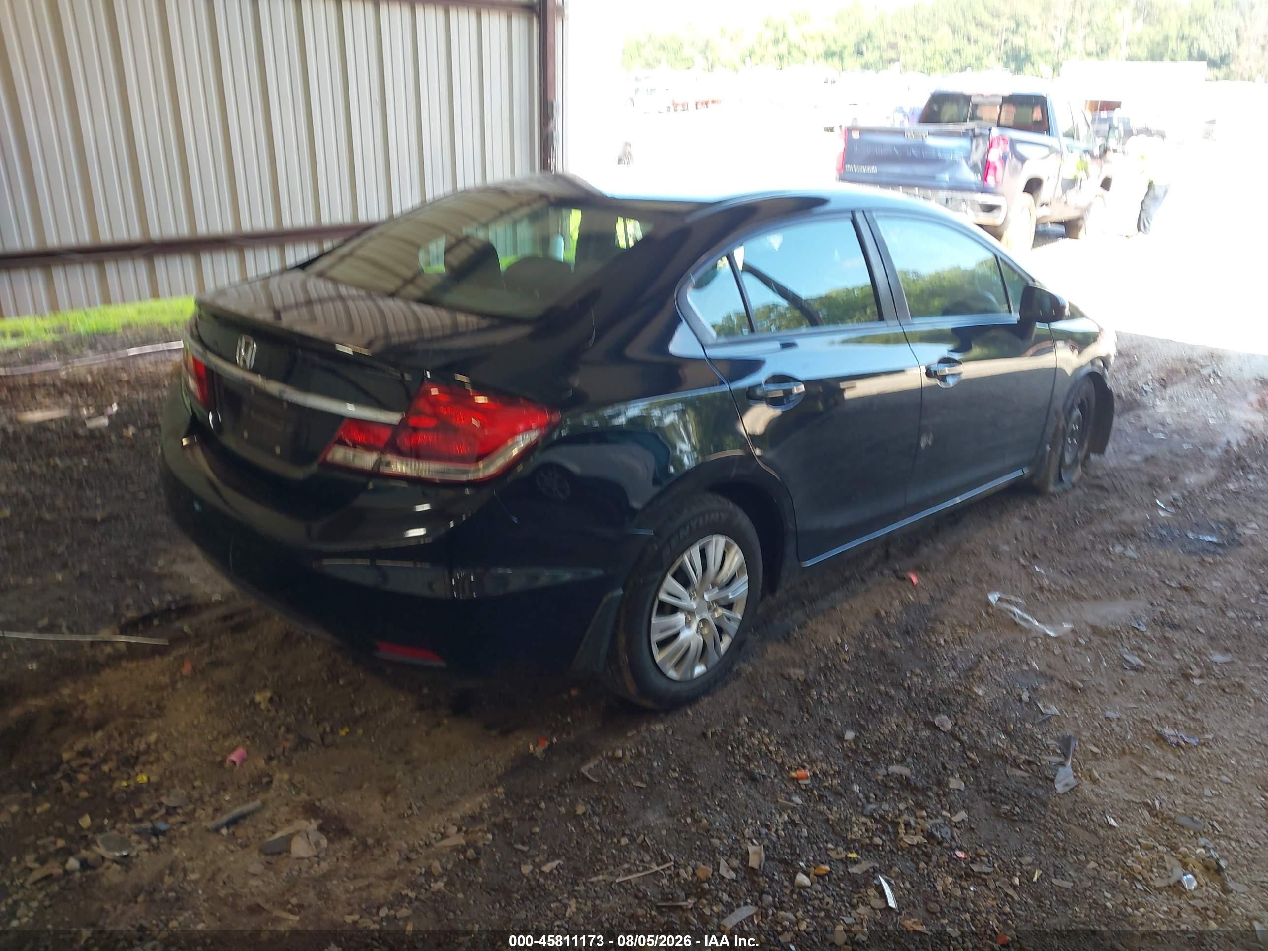 2015 Honda Civic Lx Black vin: 19XFB2F53FE004529