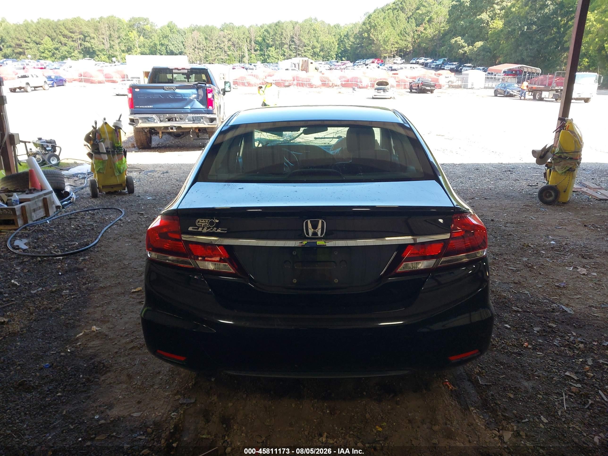2015 Honda Civic Lx Black vin: 19XFB2F53FE004529