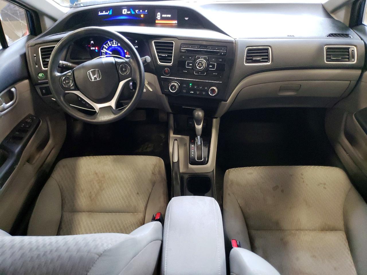 2015 Honda Civic Lx Blue vin: 19XFB2F53FE008600