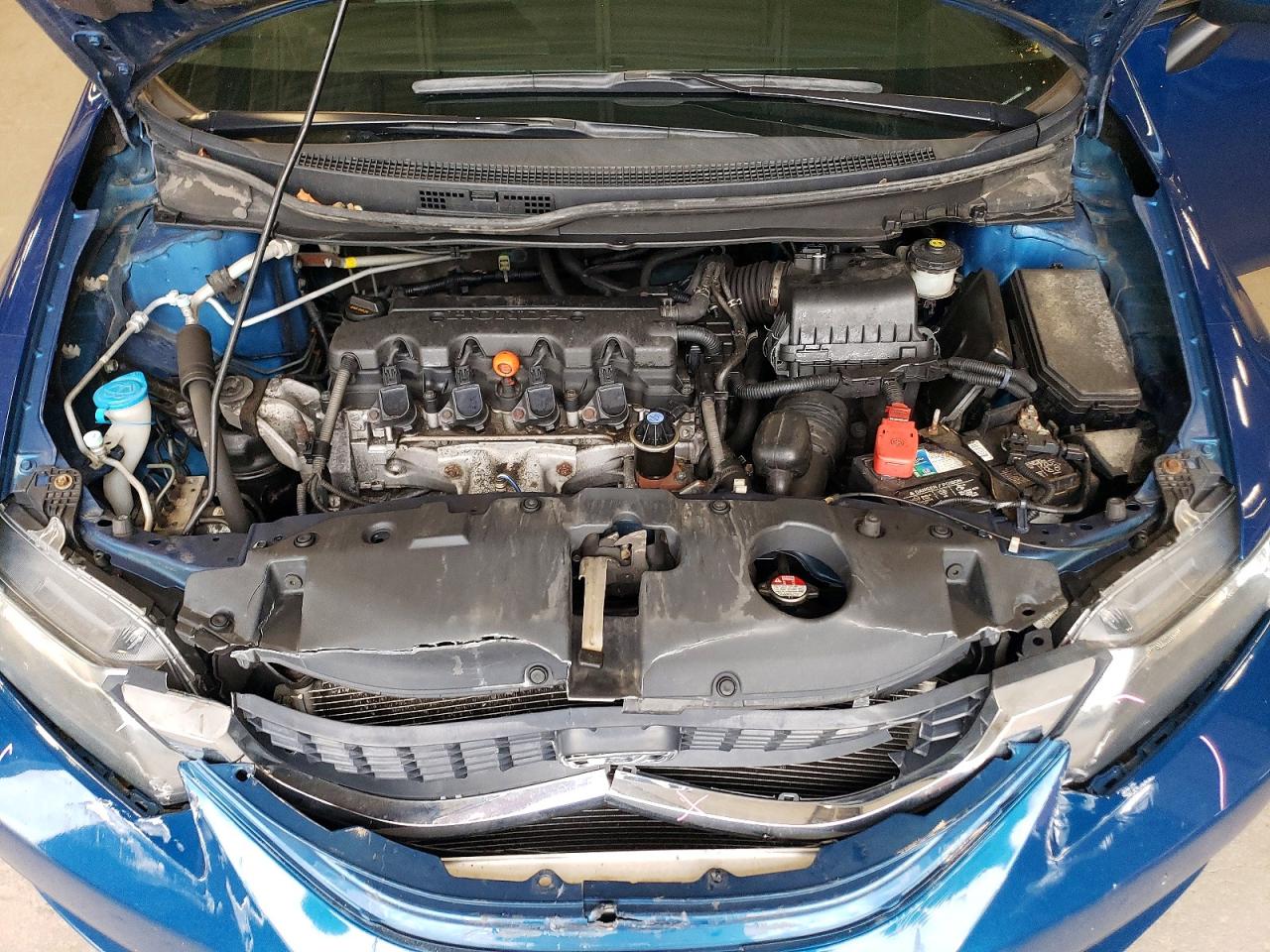 2015 Honda Civic Lx Blue vin: 19XFB2F53FE008600
