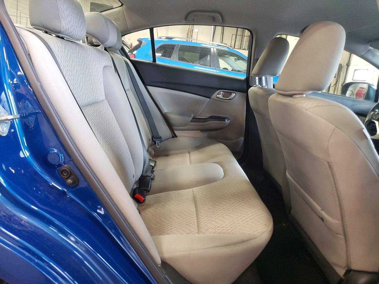 2015 Honda Civic Lx Blue vin: 19XFB2F53FE008600