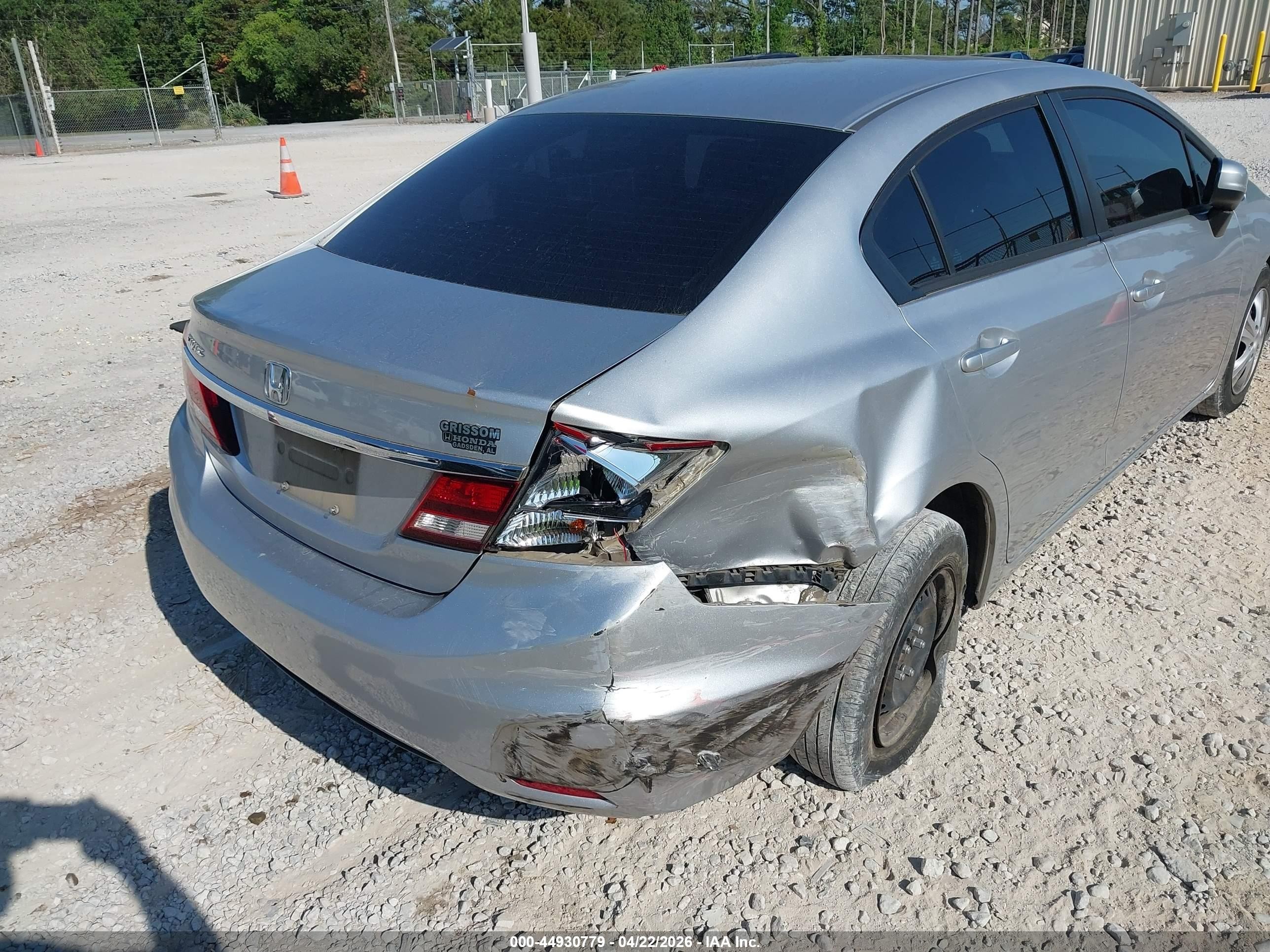 2015 Honda Civic Lx Silver vin: 19XFB2F53FE011545