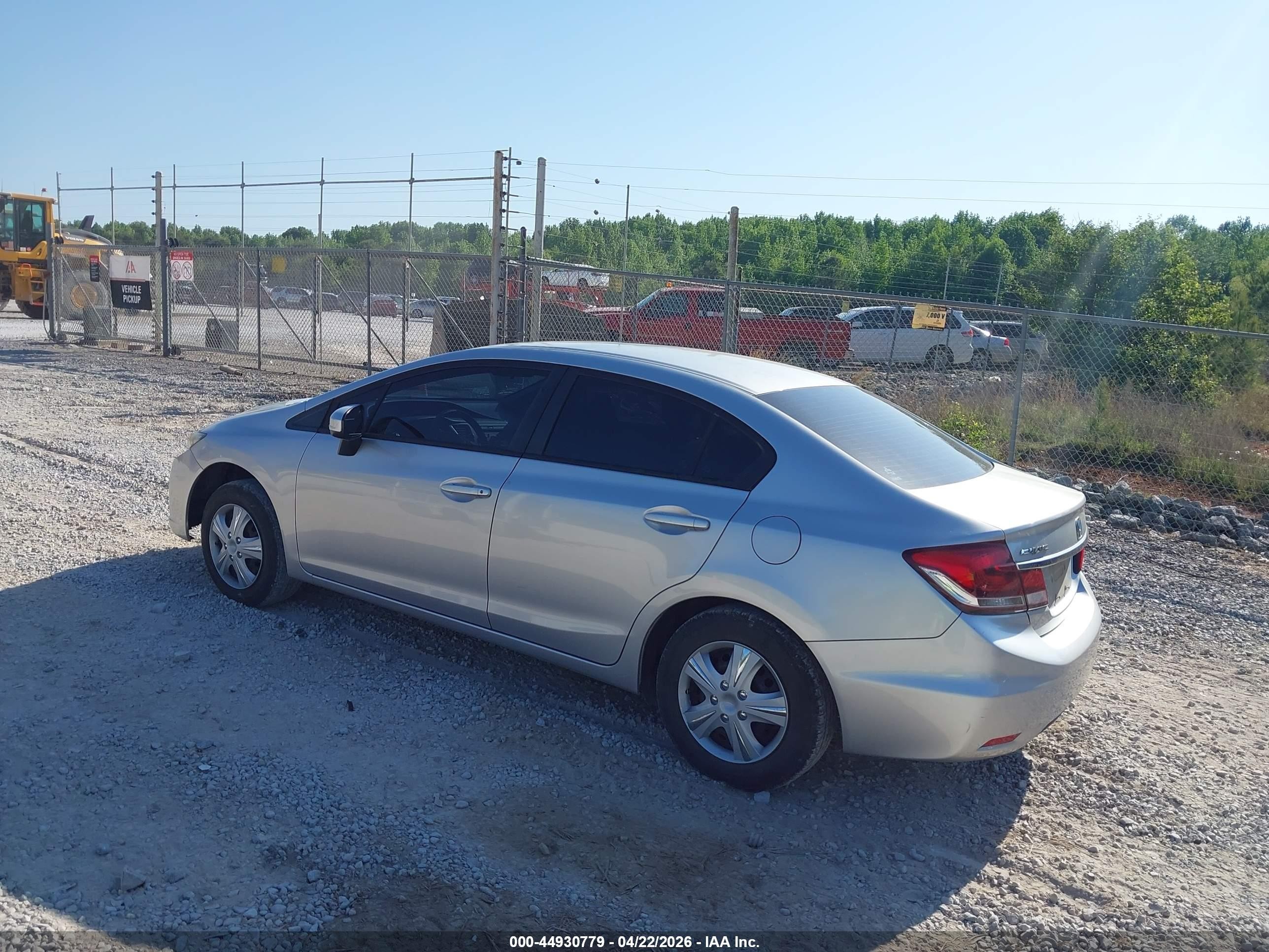 2015 Honda Civic Lx Silver vin: 19XFB2F53FE011545