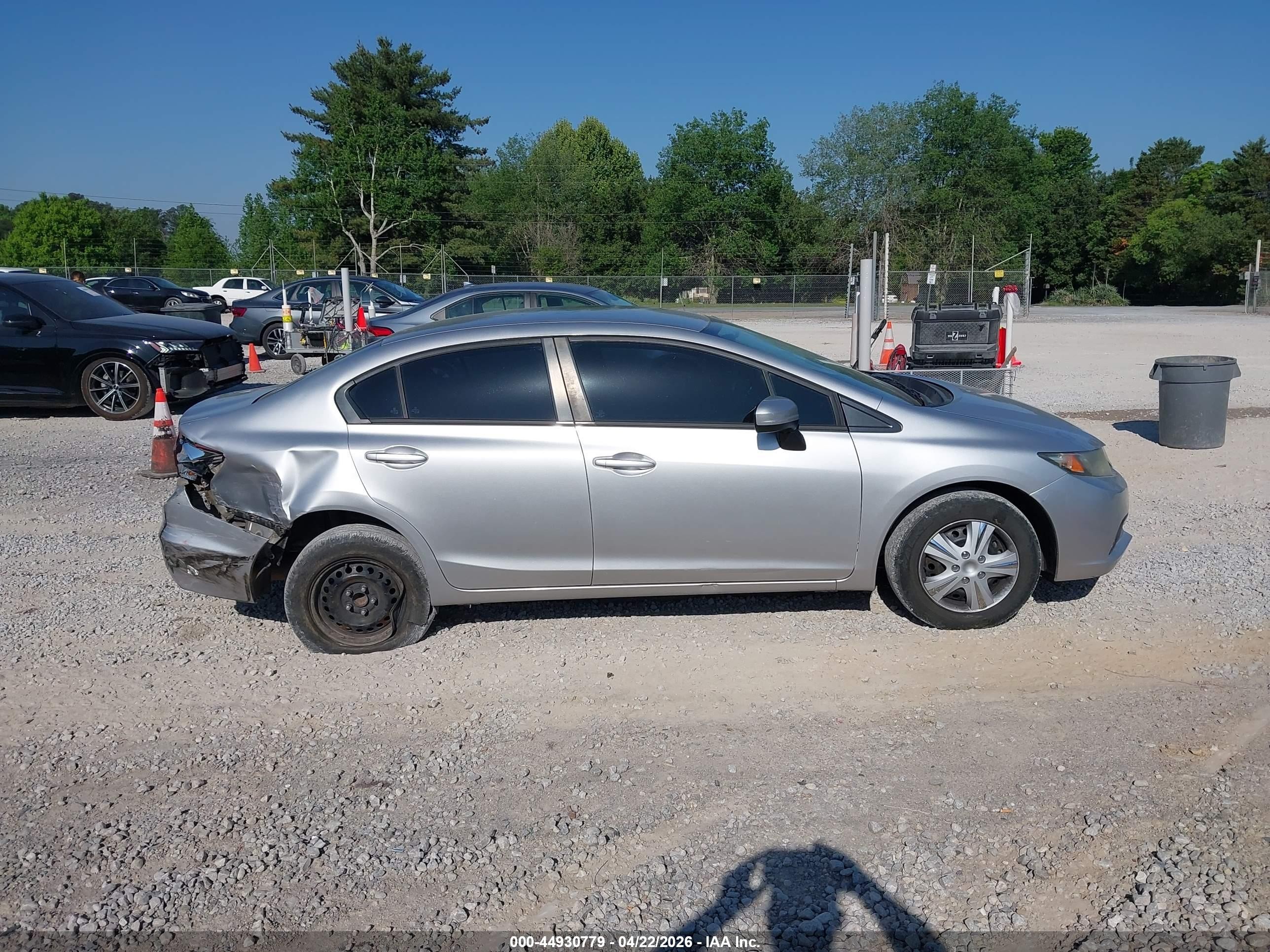 2015 Honda Civic Lx Silver vin: 19XFB2F53FE011545