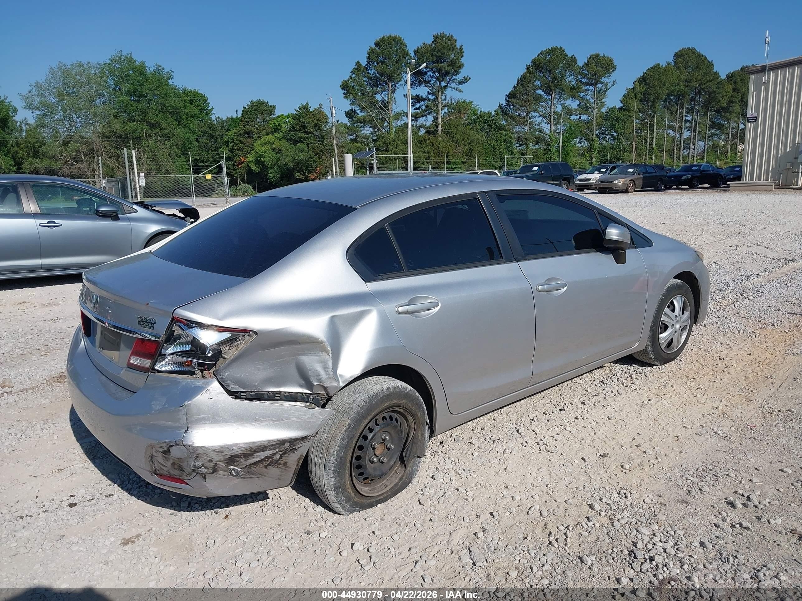 2015 Honda Civic Lx Silver vin: 19XFB2F53FE011545