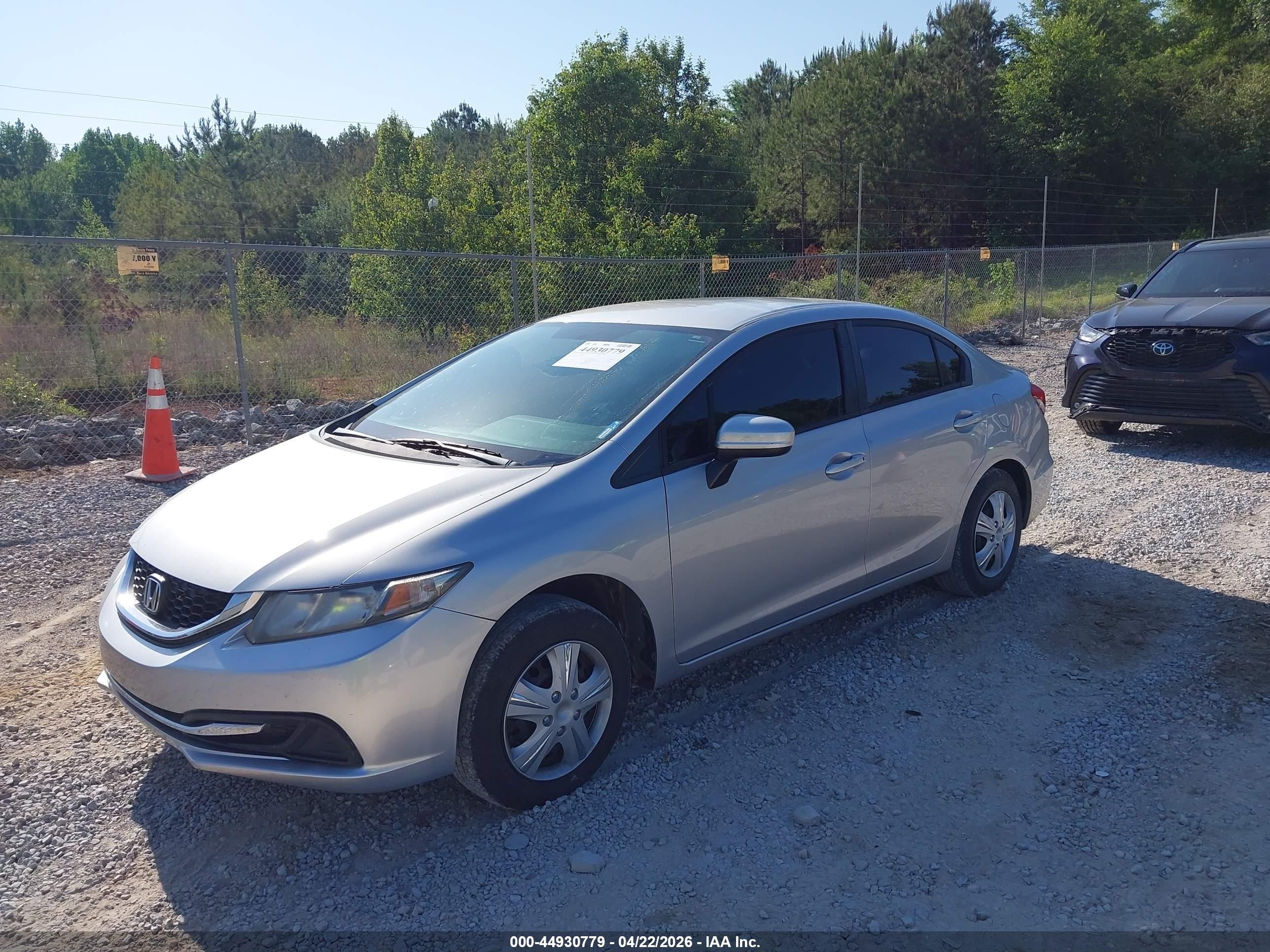 2015 Honda Civic Lx Silver vin: 19XFB2F53FE011545