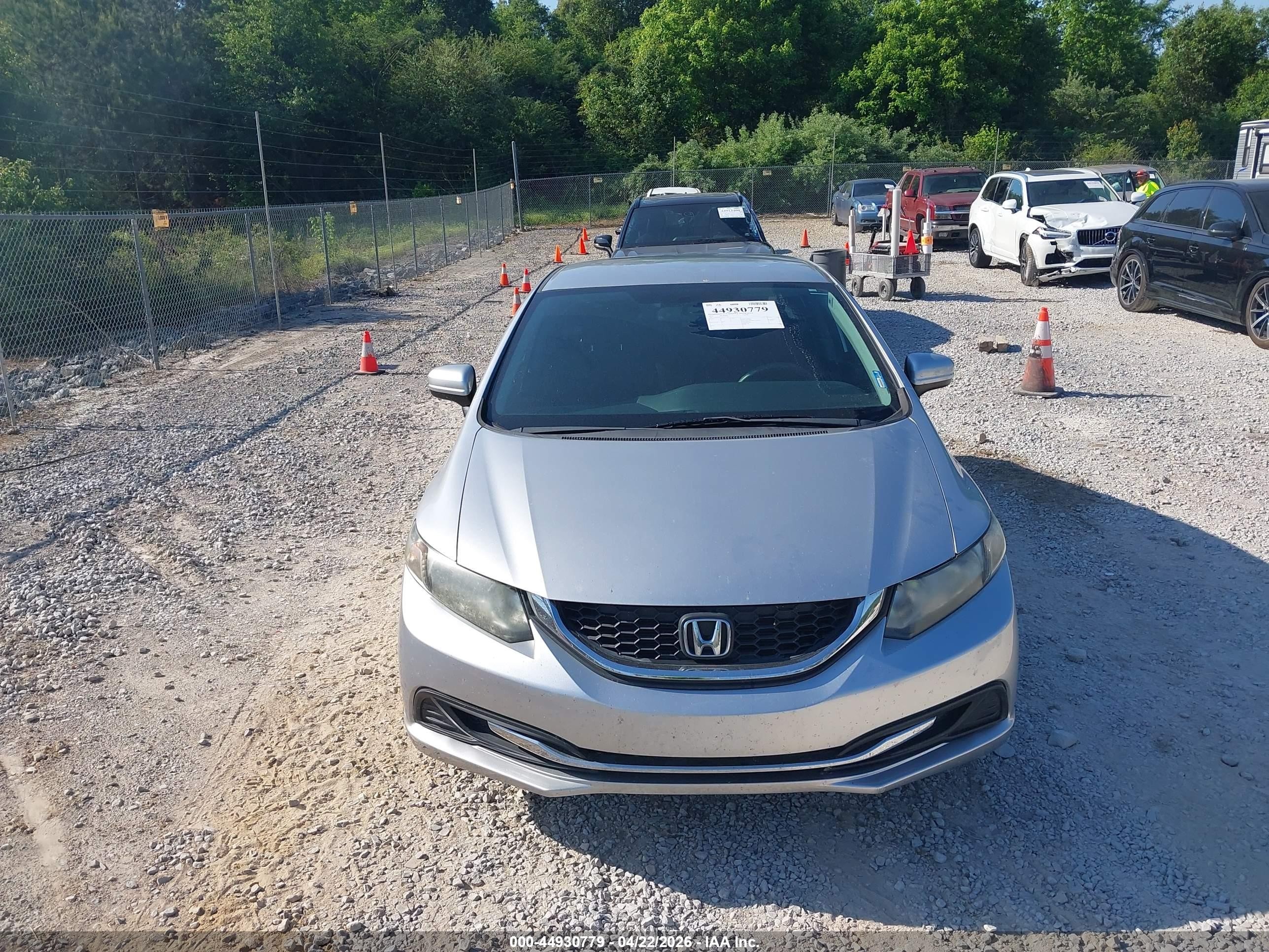 2015 Honda Civic Lx Silver vin: 19XFB2F53FE011545