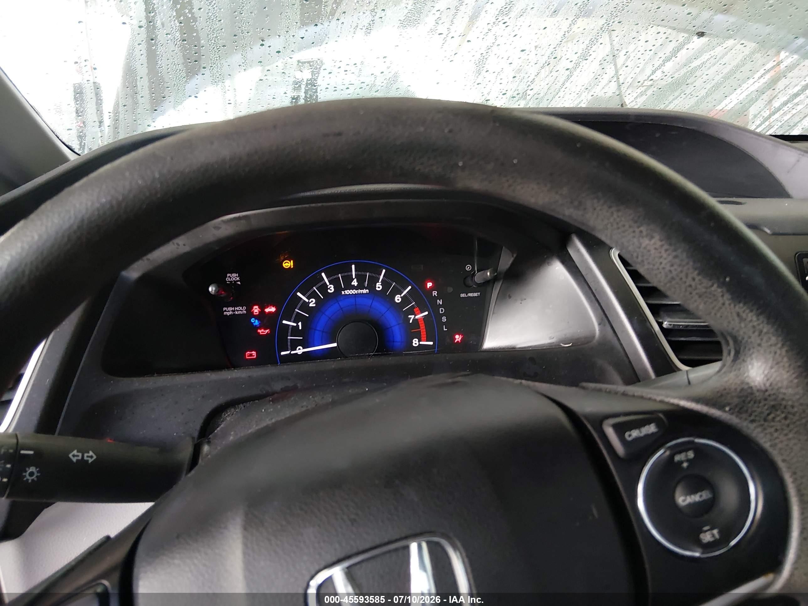 2015 Honda Civic Lx Gray vin: 19XFB2F53FE015319