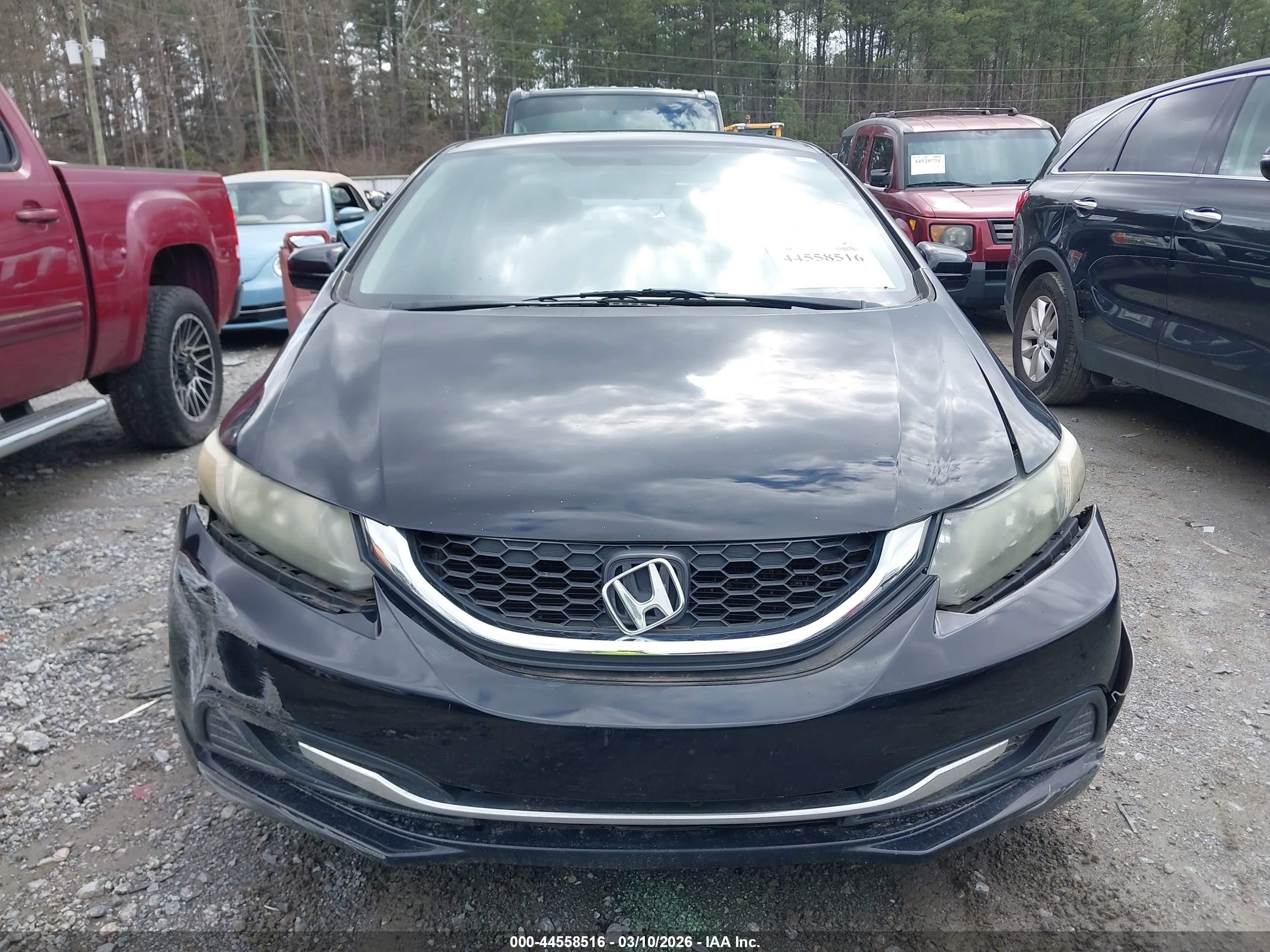 2015 Honda Civic Lx Black vin: 19XFB2F53FE016518