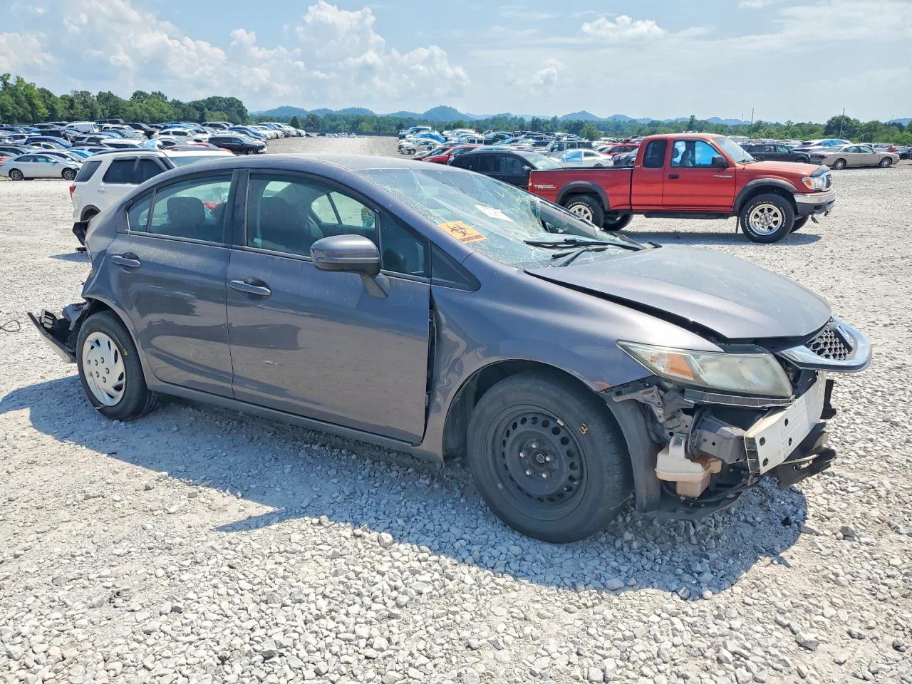 2015 Honda Civic Lx Gray vin: 19XFB2F53FE072135