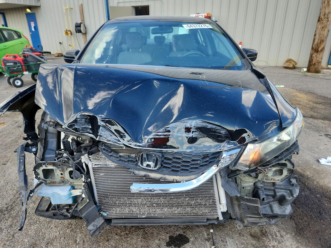2015 Honda Civic Lx Black vin: 19XFB2F53FE079828
