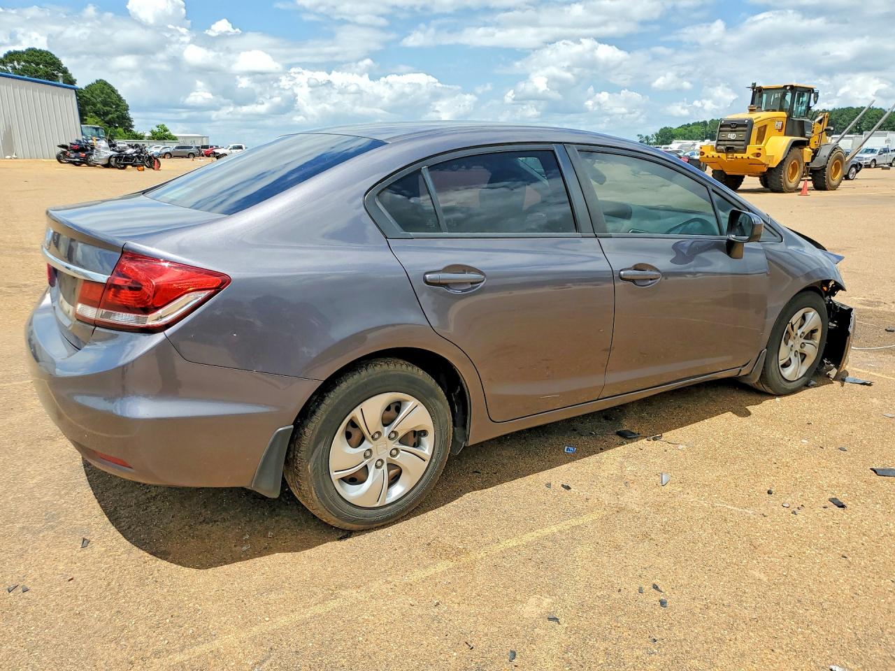 2015 Honda Civic Lx Charcoal vin: 19XFB2F53FE088691