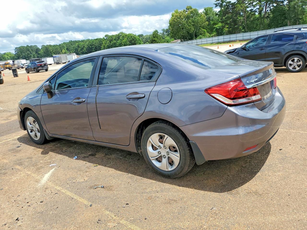 2015 Honda Civic Lx Charcoal vin: 19XFB2F53FE088691