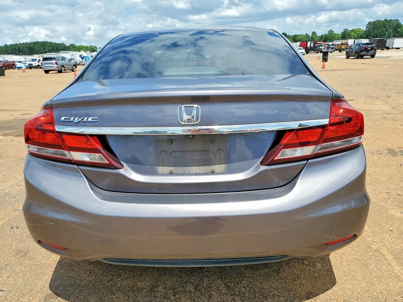 2015 Honda Civic Lx Charcoal vin: 19XFB2F53FE088691