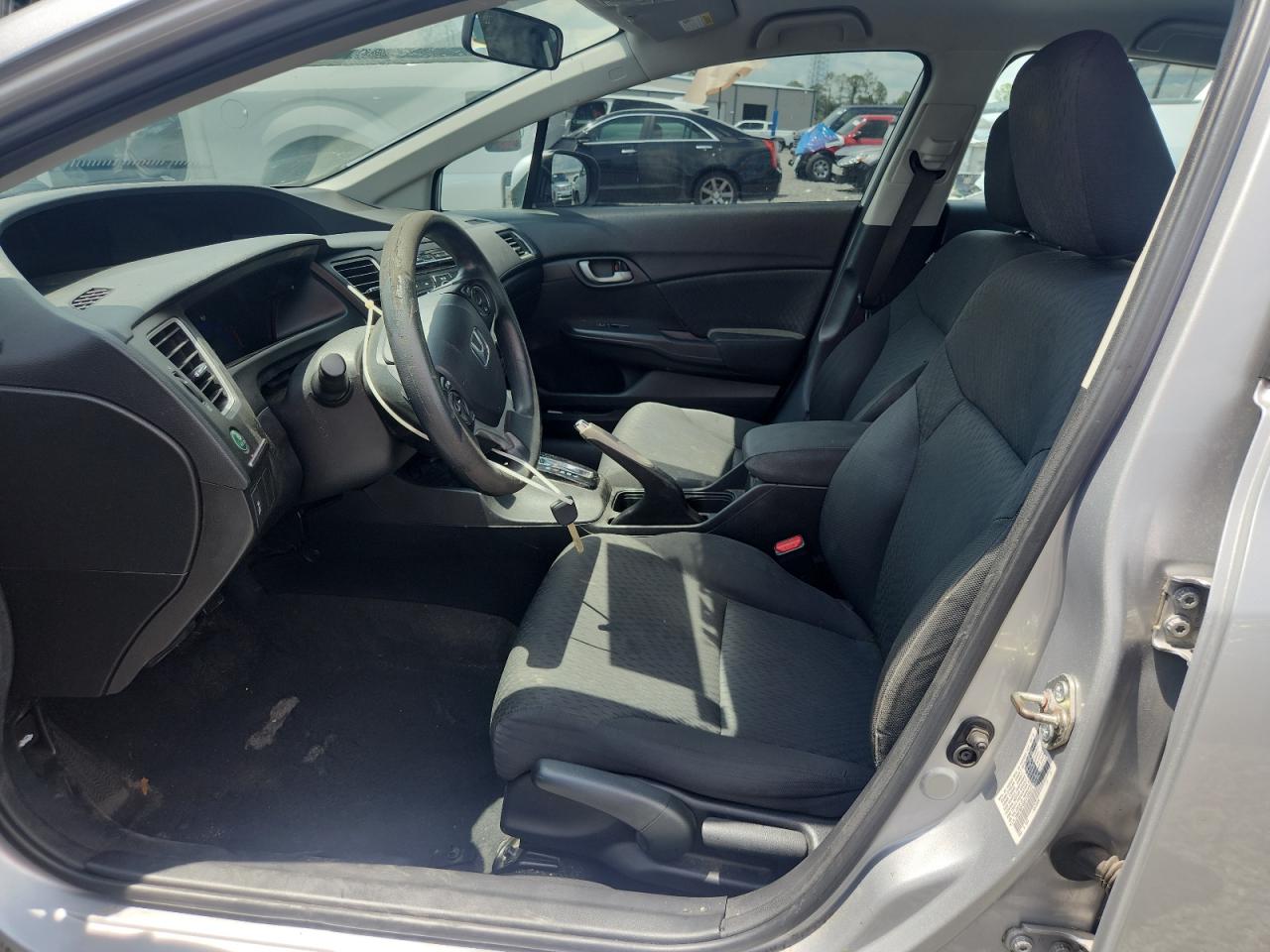 2015 Honda Civic Lx Silver vin: 19XFB2F53FE109572