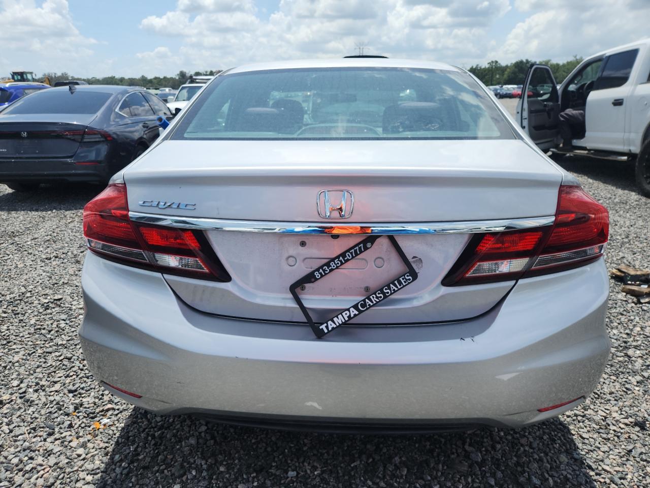 2015 Honda Civic Lx Silver vin: 19XFB2F53FE109572