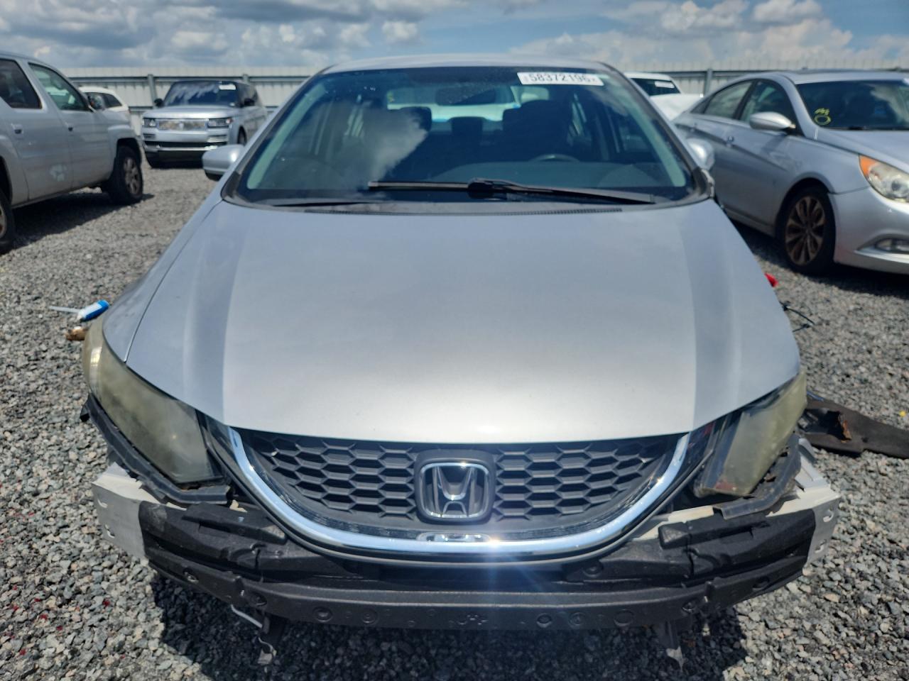 2015 Honda Civic Lx Silver vin: 19XFB2F53FE109572