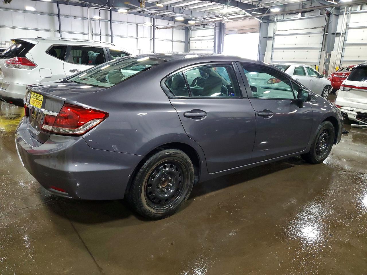 2015 Honda Civic Lx Gray vin: 19XFB2F53FE111791