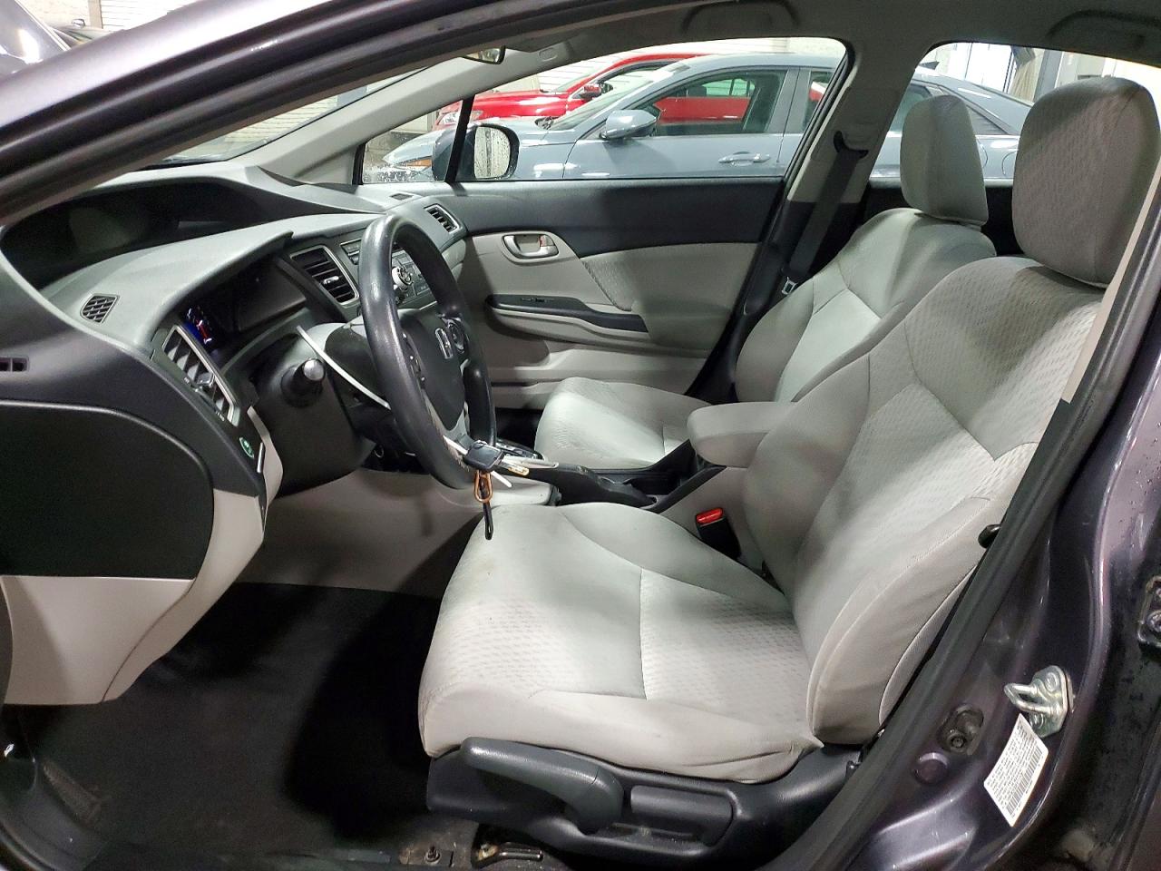 2015 Honda Civic Lx Gray vin: 19XFB2F53FE111791